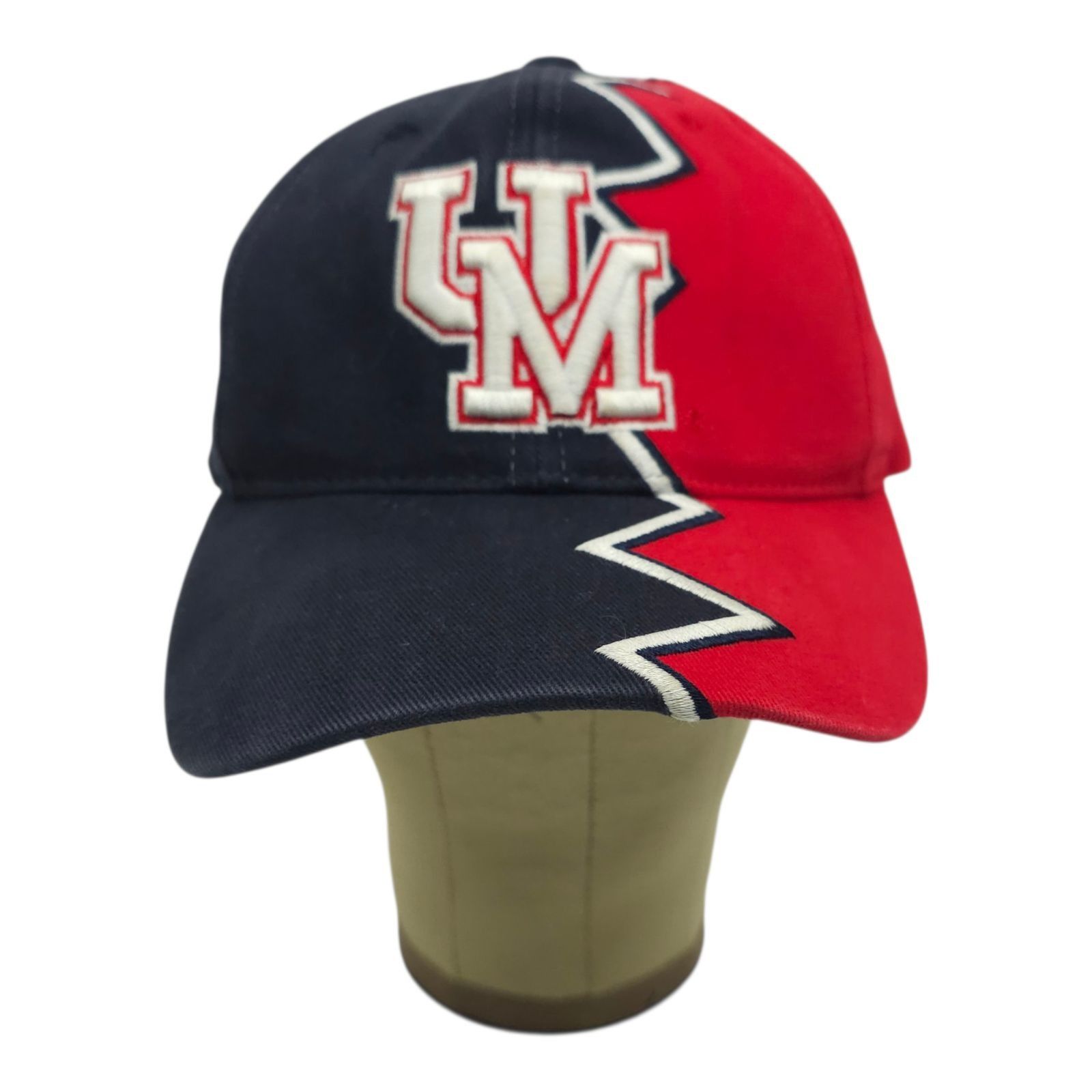 Starter Starter Ole Miss Rebels Hat Split Zig Zag OSFM Cap Y2K Shark Size ONE SIZE - 13 Thumbnail