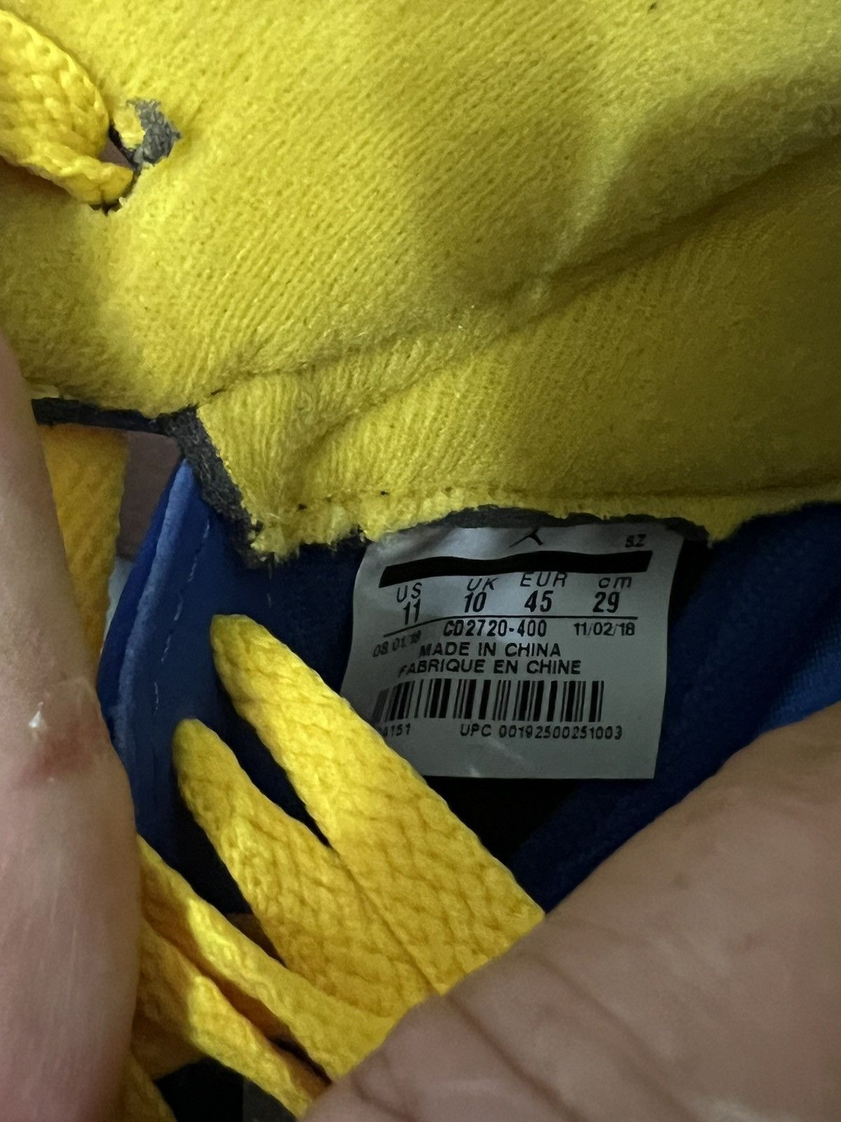 Jordan Brand Air Jordan 5 Retro “Laney JSP” Size US 11 / EU 44 - 7 Thumbnail