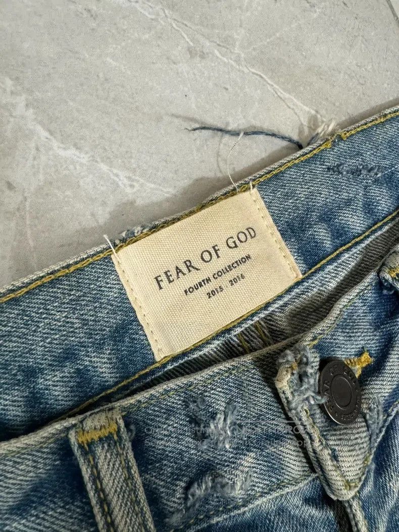 Fear of God Fear of God 4Th Maxfield Blue Jeans. Size US 30 / EU 46 - 7 Thumbnail