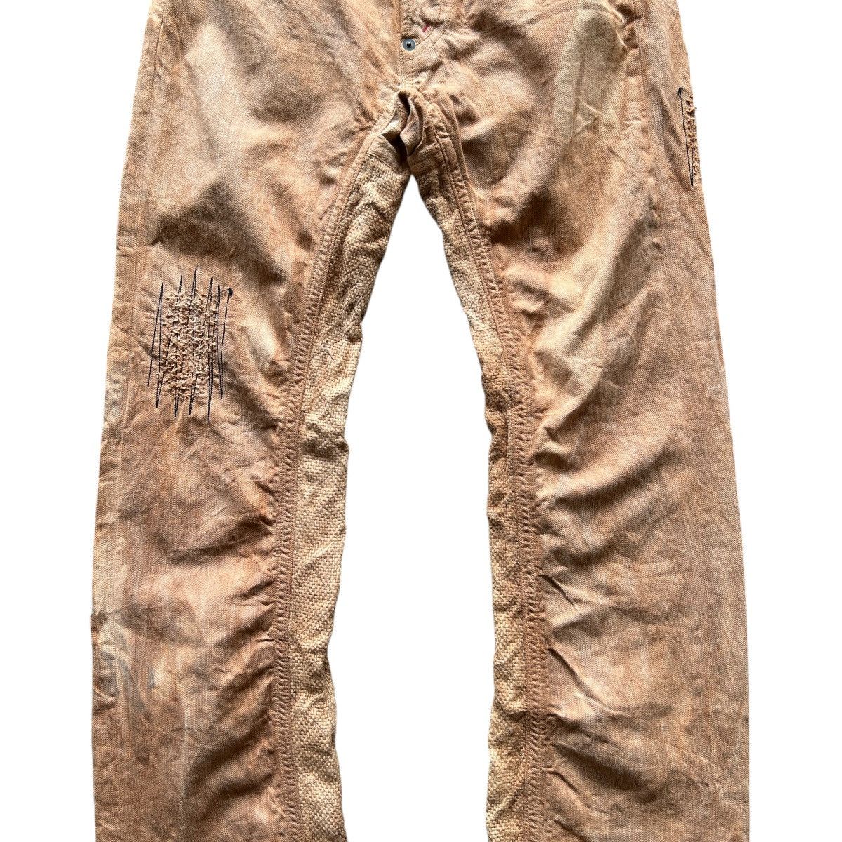 Mizra Jeans Kyoto 🔥 Mizra Jeans Kyoto deconstructed patchwork floral boro Size US 32 / EU 48 - 7 Thumbnail