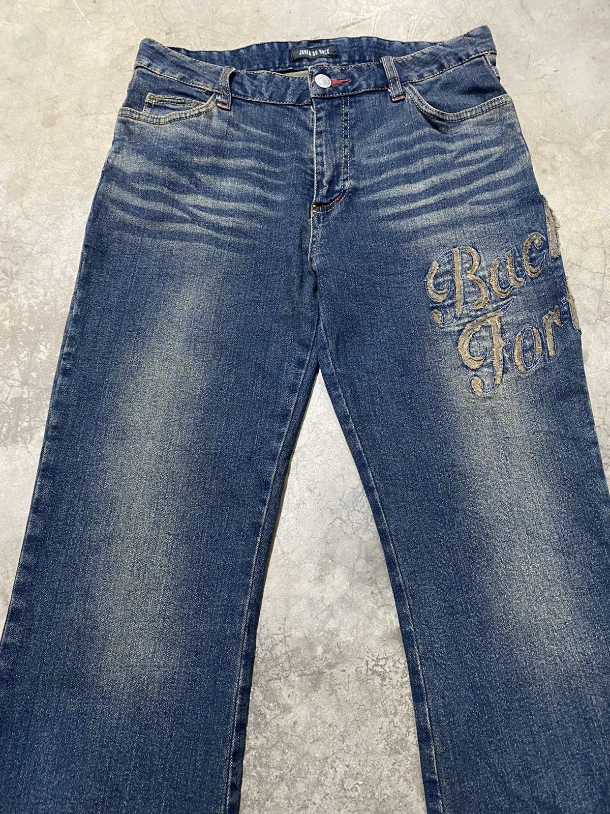 Hysteric Glamour × Japanese Brand Flare Jeans Japan Jover Du Rock Designer Jeans Size US 29 - 4 Thumbnail
