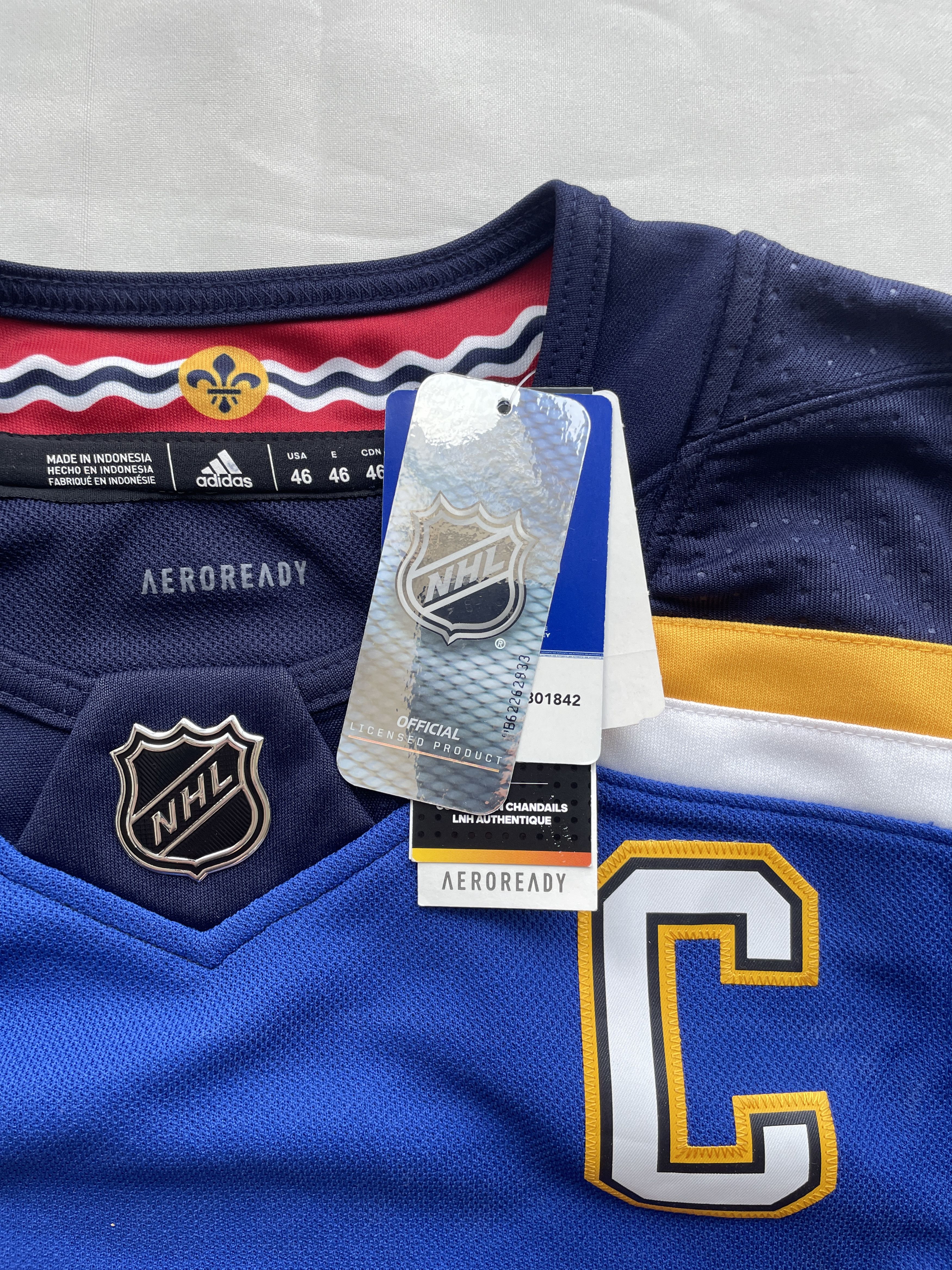 Adidas BNWT St. Louis Blues NHL #27 Pietrangelo Authentic Jersey Size US S / EU 44-46 / 1 - 7 Thumbnail