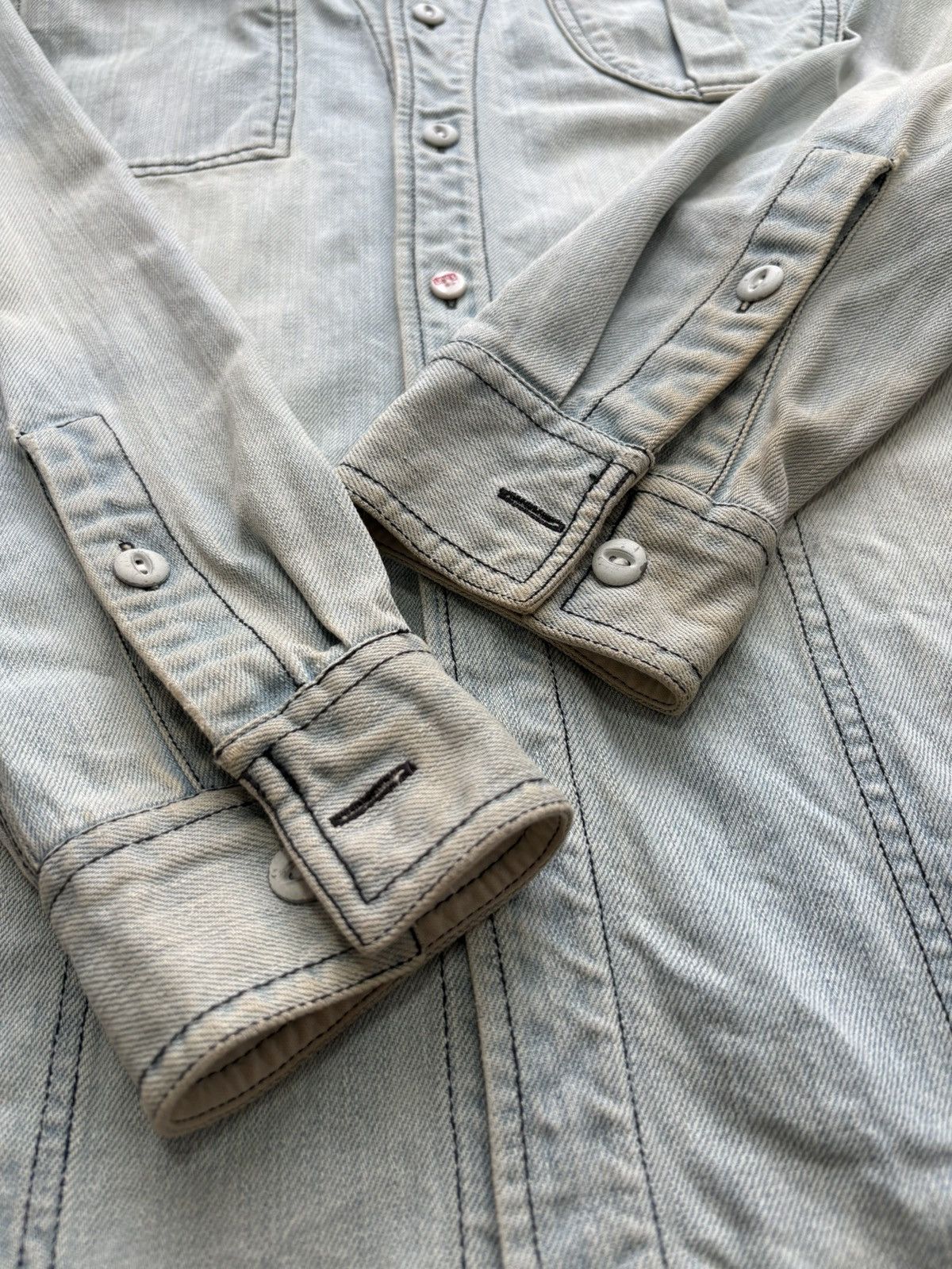 Levi's Levi’s Hooded Classic Worker Shirt Jacket Light Wash M Size US M / EU 48-50 / 2 - 6 Thumbnail