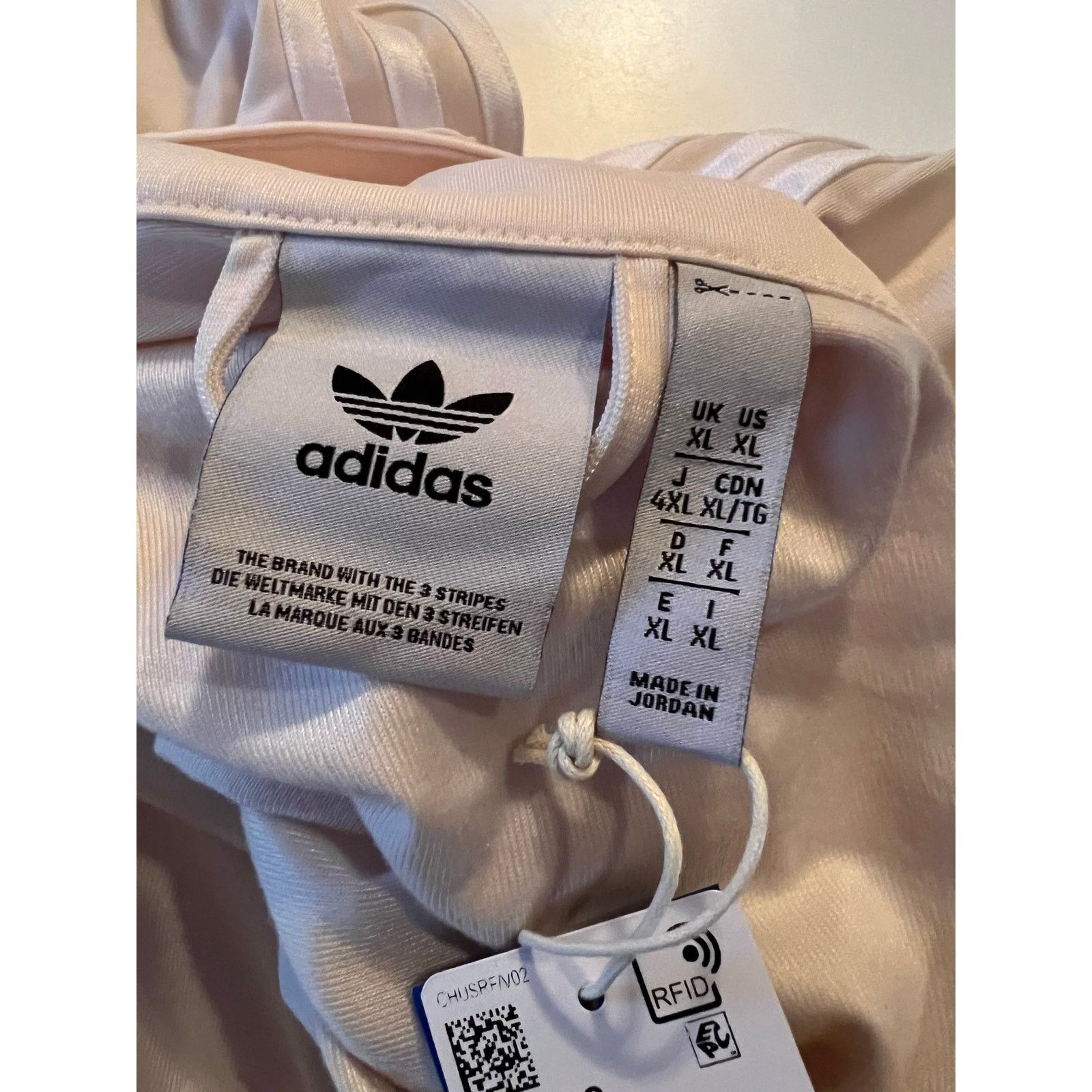 Adidas Adidas Firebird Track Jacket Beige Wonder White Full Zip Size US XL / EU 56 / 4 - 7 Thumbnail