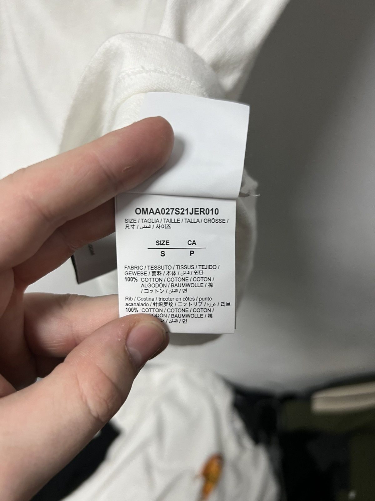 Off-White Off-White Caravaggio T-Shirt Big Logo Size S Luxury Size US S / EU 44-46 / 1 - 10 Thumbnail