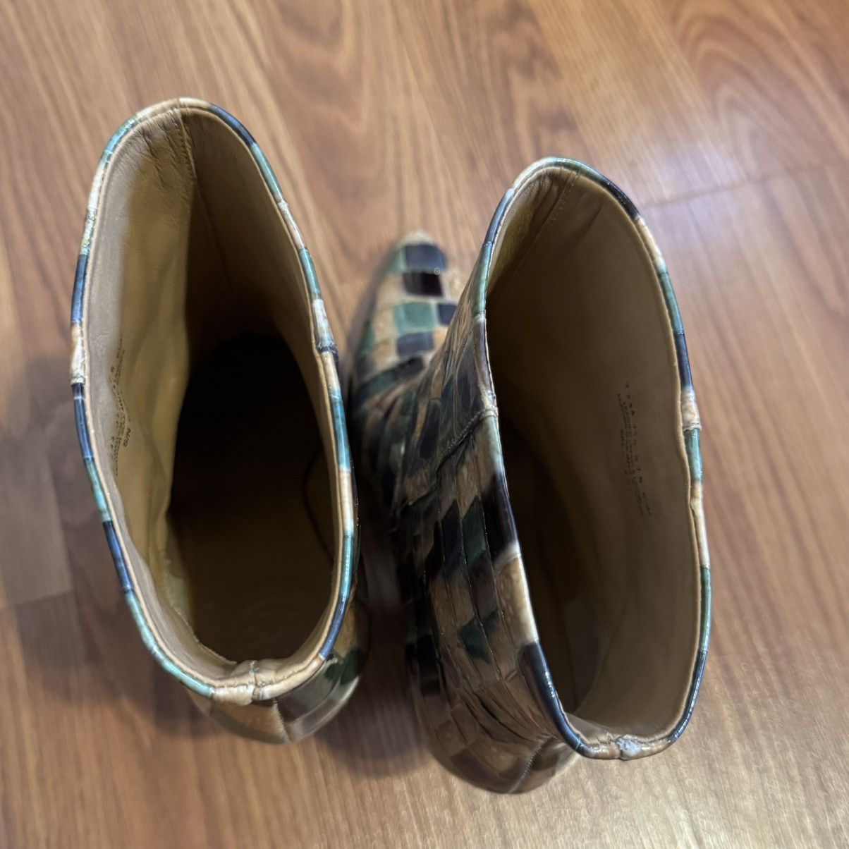 Tory Burch Tory Burch Lila 90mm Painted Hand Embossed Ankle Boots Size US 6.5 / IT 36.5 - 9 Thumbnail