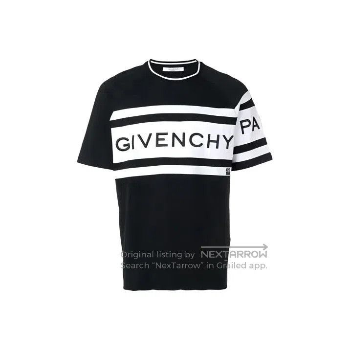 Givenchy Givenchy SS24 Striped Letter Print Short-Sleeve T-Shirt. Size US XS / EU 42 / 0 - 1 Thumbnail