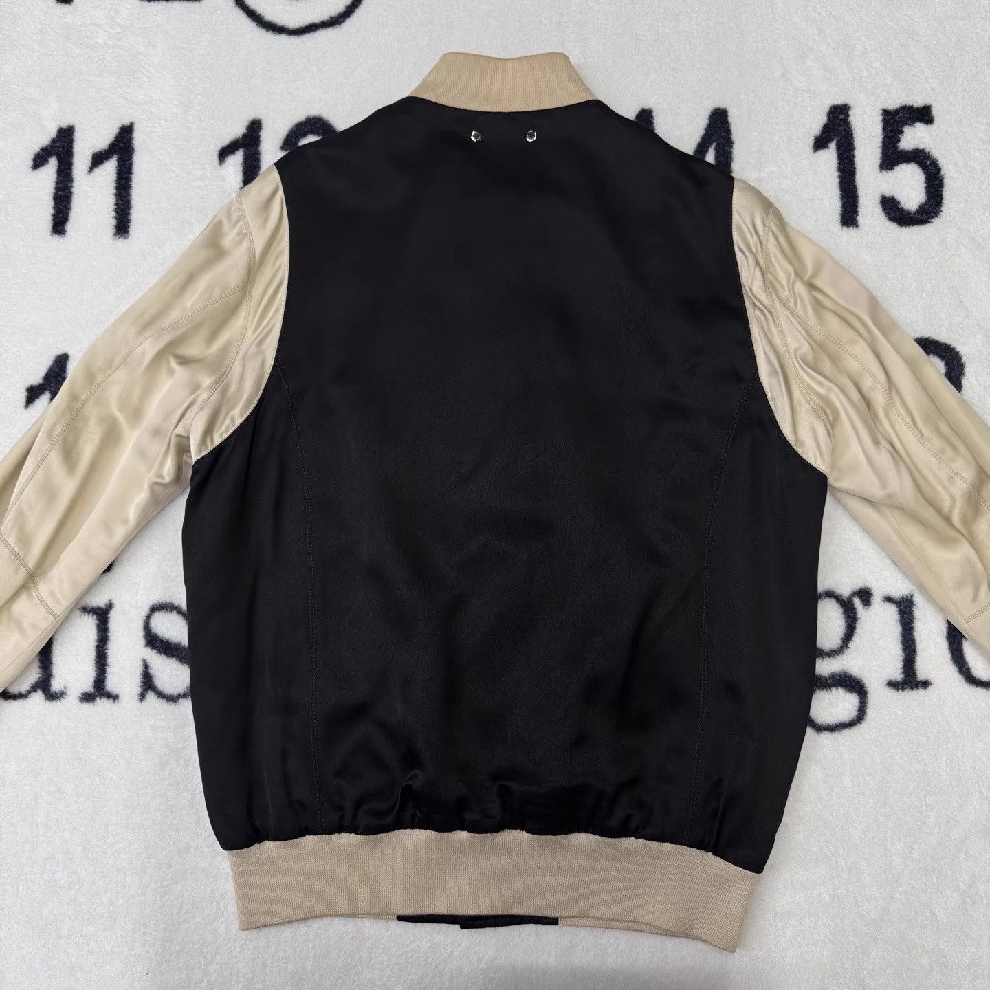 Louis Vuitton LV Black & White Satin Embroidered Jacket Q10 Size US L / EU 52-54 / 3 - 4 Thumbnail