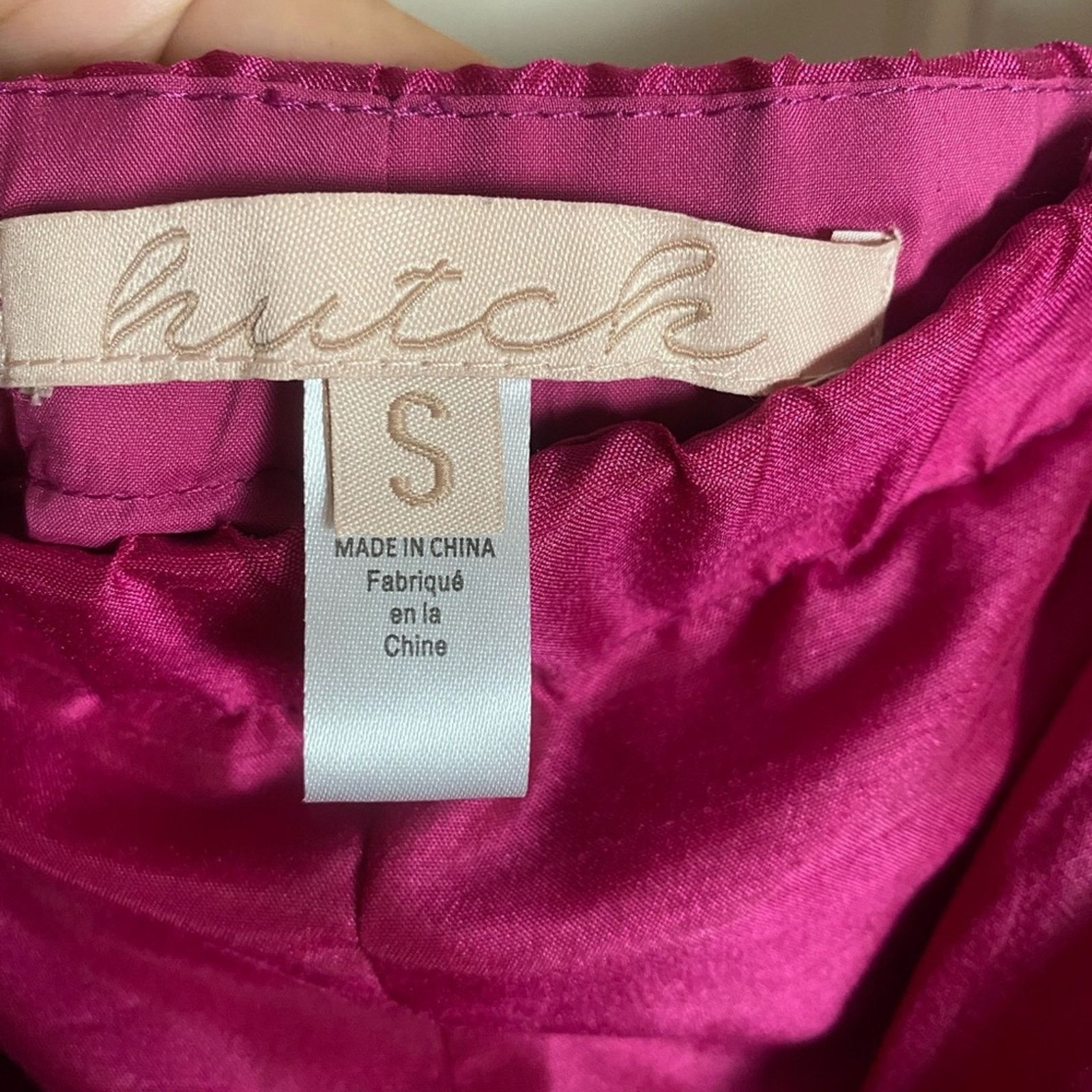 Anthropologie Anthropologie Hutch Satin Bow-Tie Jumpsuit Pink S Size 26" / US 2 / IT 38 - 7 Thumbnail