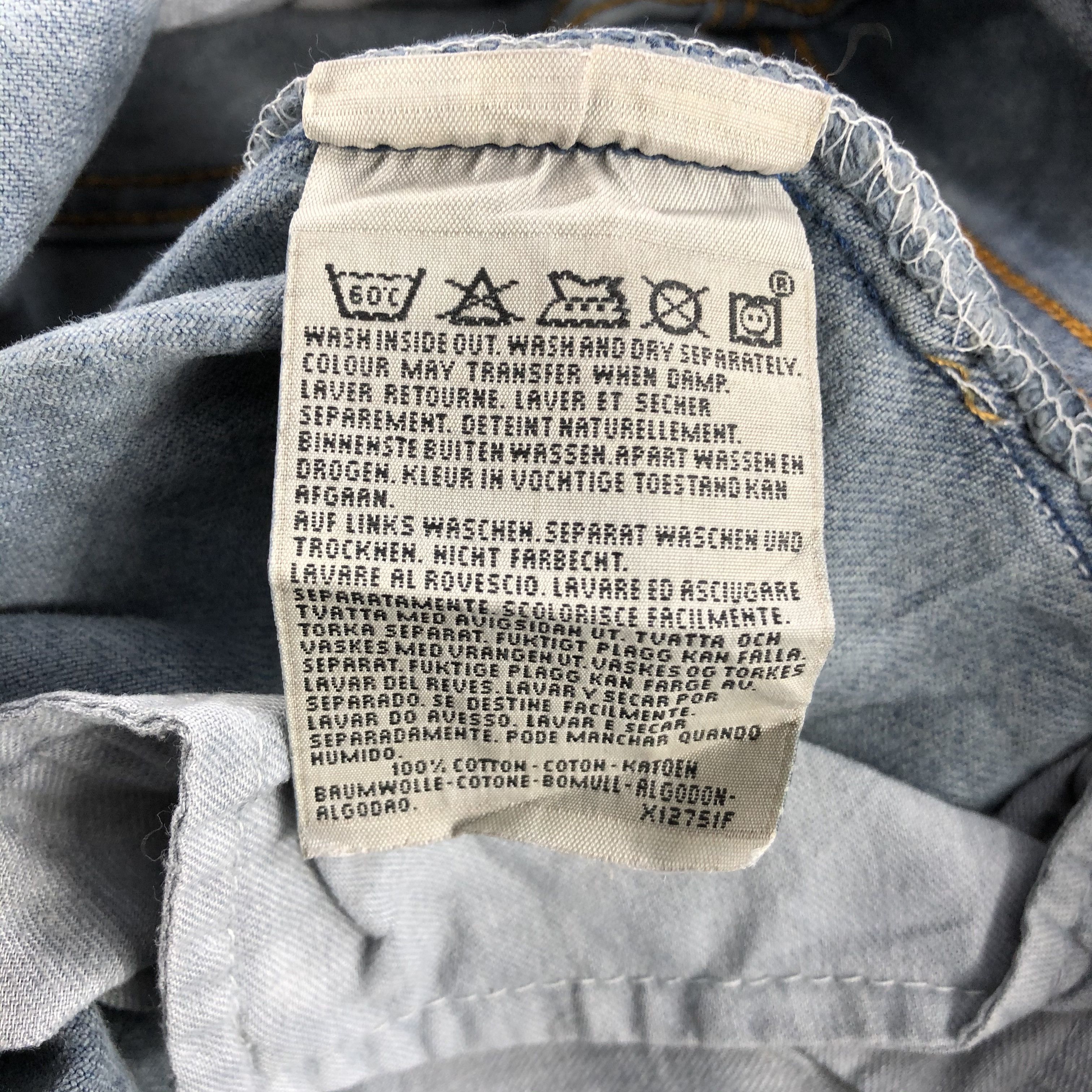 Levi's Vintage 90s Levis 501 Bleached Jeans-JM2186 Size US 29 - 12 Thumbnail