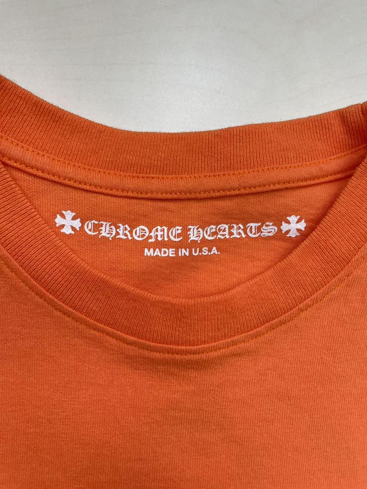 Chrome Hearts Chrome Hearts Matty Boy Orange Link Short Sleeve T-Shirt Tee Size US M / EU 48-50 / 2 - 6 Thumbnail