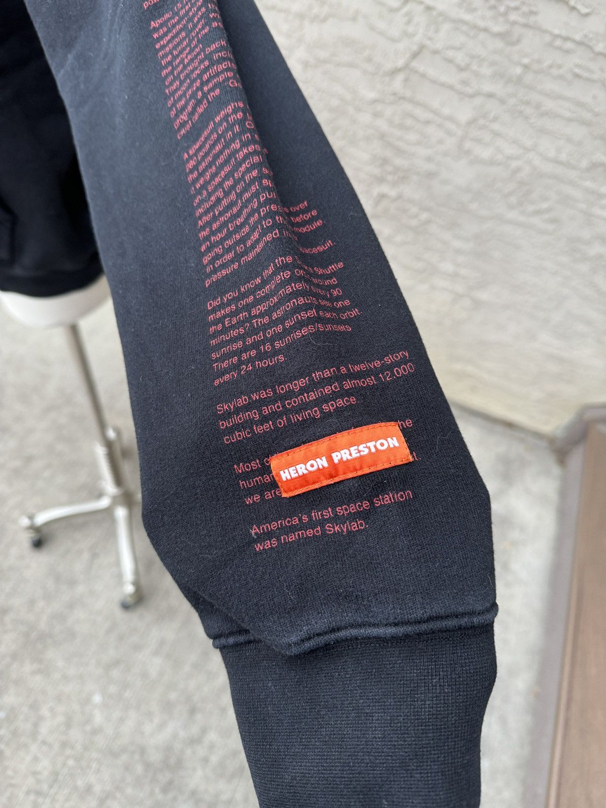 Heron Preston BLACK HERON PRESTON NASA HOODIE Size US S / EU 44-46 / 1 - 2 Thumbnail