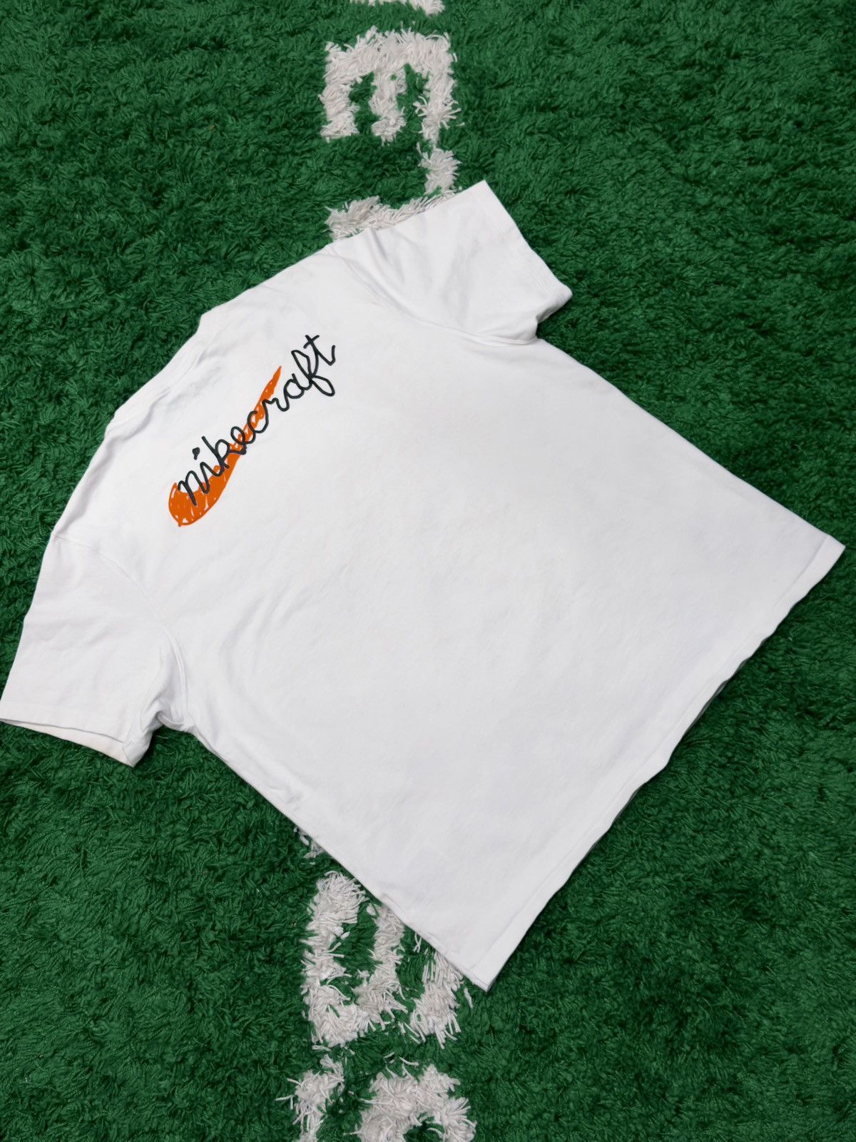 【Nike x Tom Sachs】 Nikecraft Studio T-Shirt White ✔️Nike x Tom Sachs Nikecraft Studio White Tee Shirt Medium