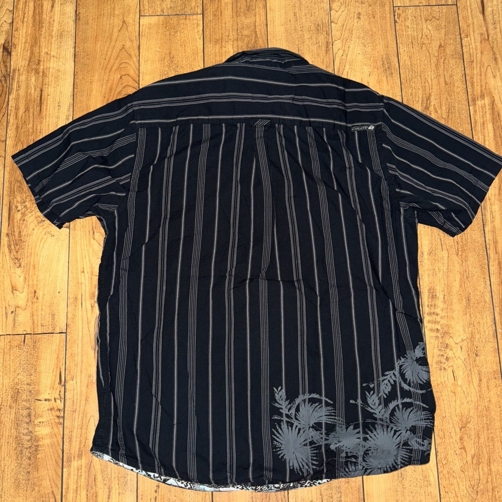 Billabong × Vintage Vintage Billabong Y2K SS Button Up Shirt Black 24x28 XL Size US XL / EU 56 / 4 - 5 Thumbnail