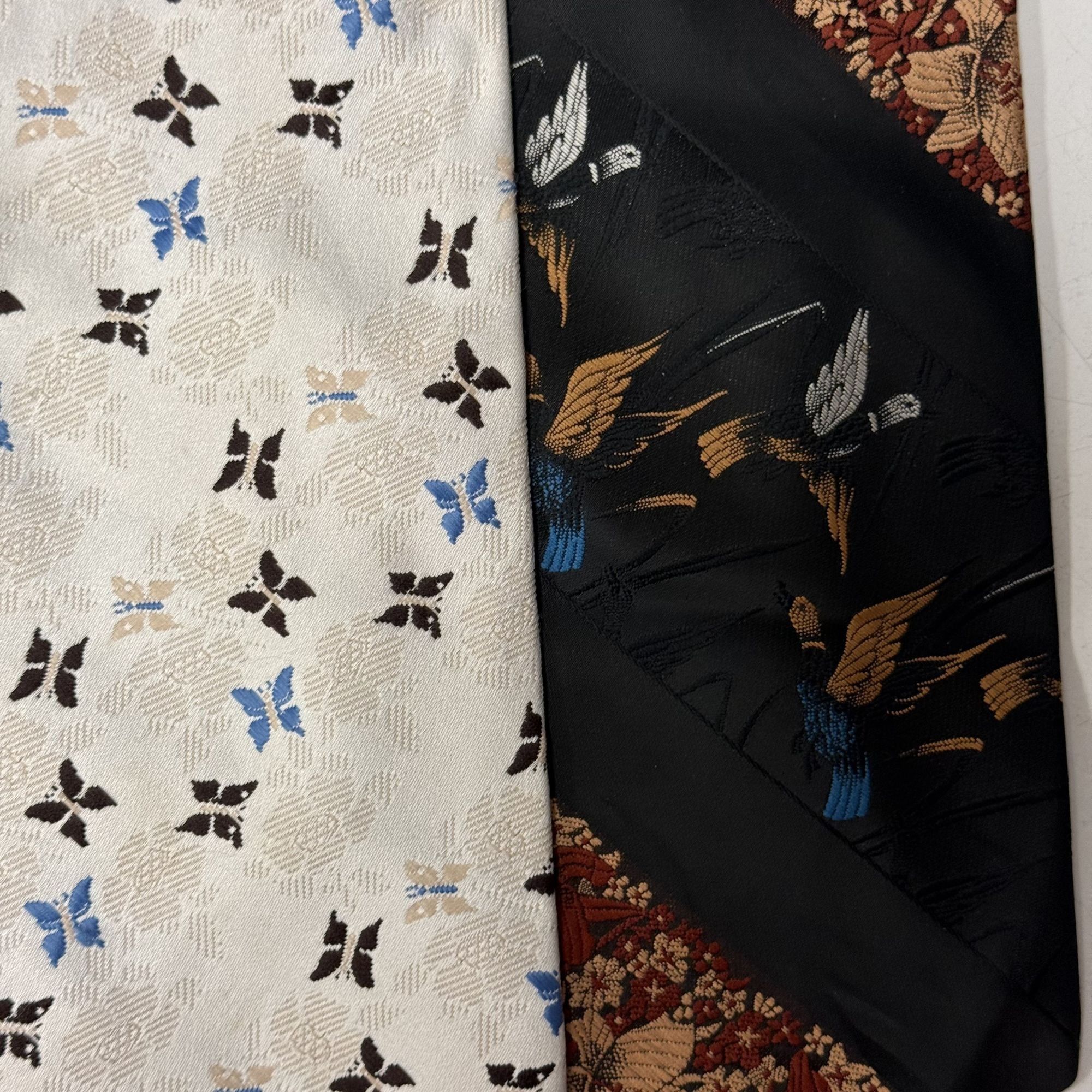 Other 15 pc 70's DISCO Necktie LOT MoD SONGBIRDS Birds Butterflies Size ONE SIZE - 5 Thumbnail