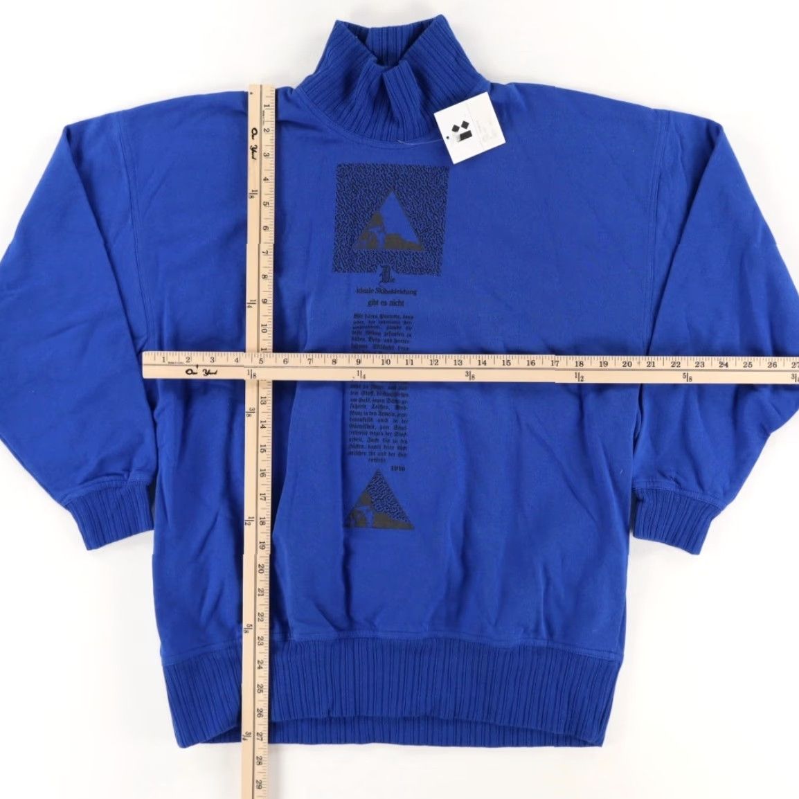 Vintage VTG Franz Klammer Snow Ski Sweatshirt Shirt Blue Men's M Size US M / EU 48-50 / 2 - 3 Thumbnail