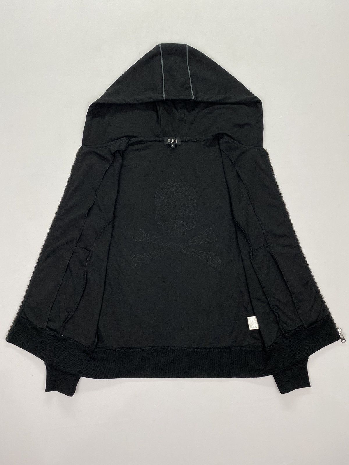 Japanese Brand K.U.I Cross Bone Skull Hoodie Size US S / EU 44-46 / 1 - 9 Thumbnail