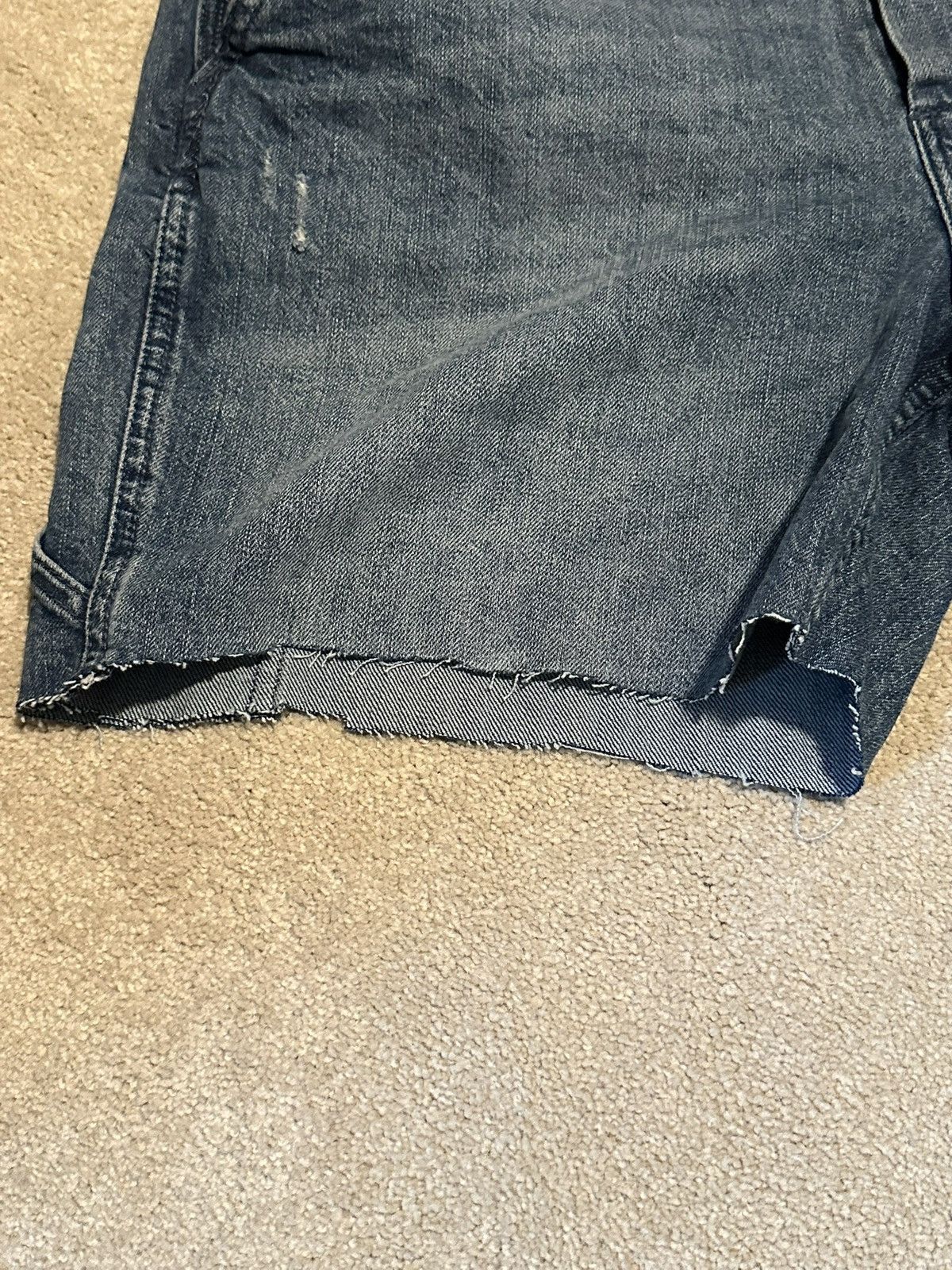 Dickies Cutoff Denim Overalls Jean Shorts Size US 32 / EU 48 - 4 Thumbnail