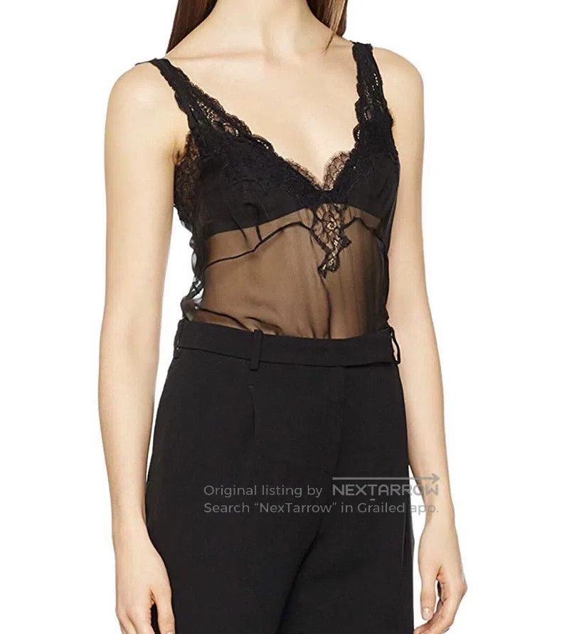 Valentino Valentino Black silk suspender underwear Size M / US 6-8 / IT 42-44 - 1 Thumbnail