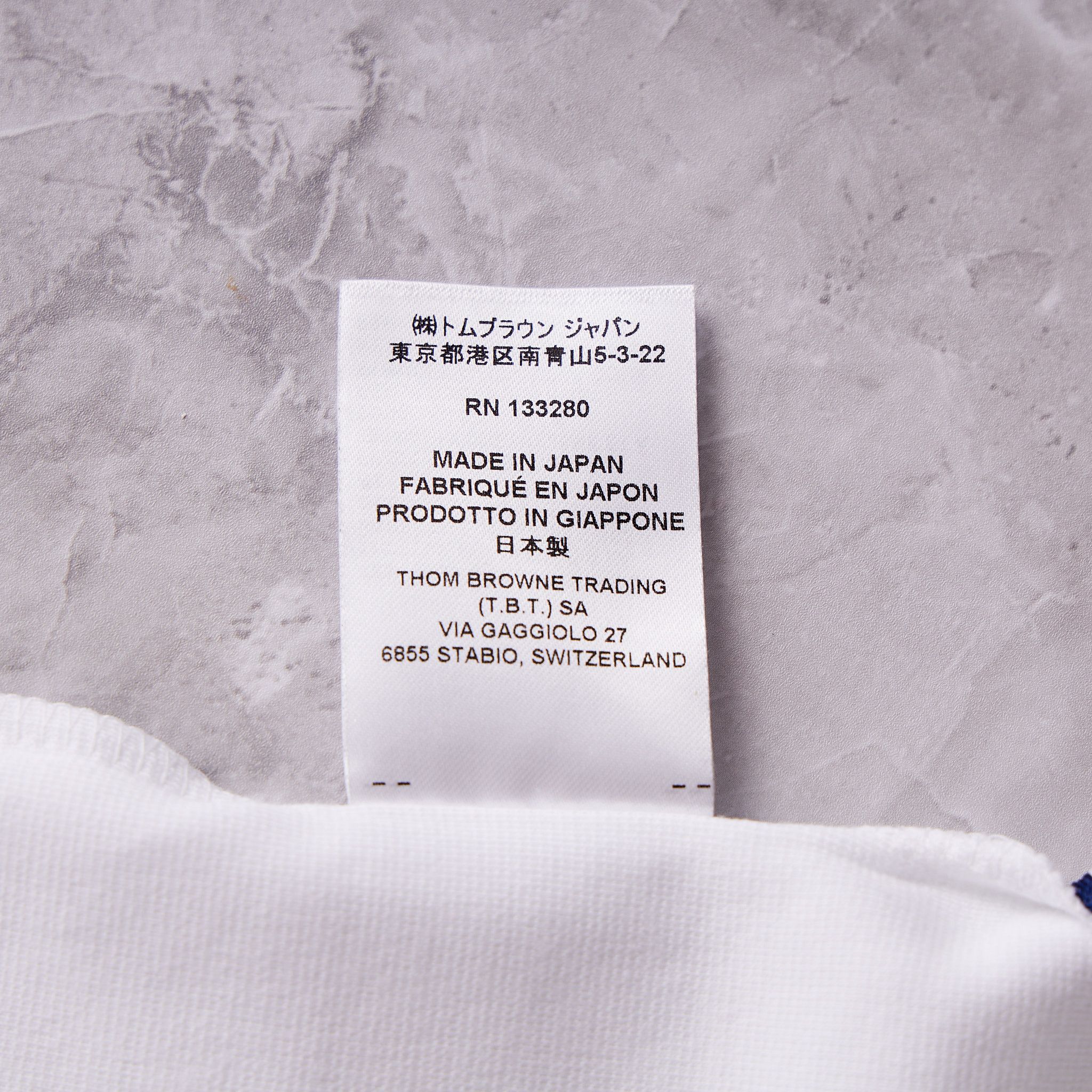 Thom Browne THOM BROWNE Pocket Crew Neck Tee WHITE Size US XL / EU 56 / 4 - 9 Thumbnail