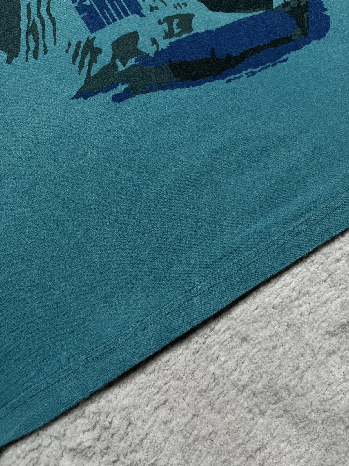 Reebok Vintage Turquoise T-Shirt Basketball Print Reebok Shao Shaq Size US M / EU 48-50 / 2 - 4 Thumbnail