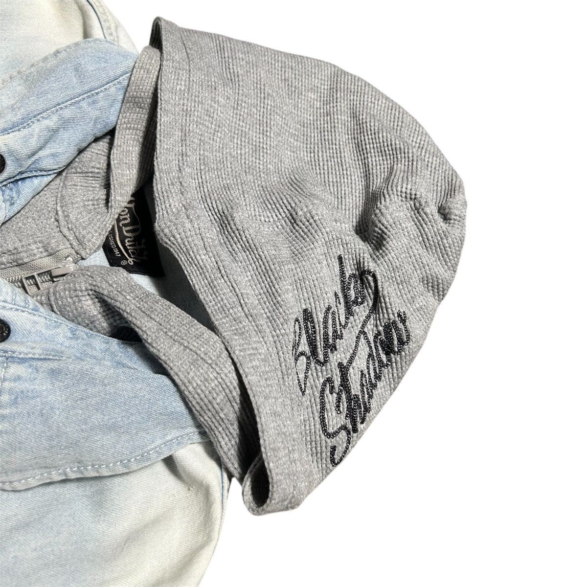 Von Dutch Vintage Von Dutch Hoodie Jeans Jacket Size L / US 10 / IT 46 - 6 Thumbnail