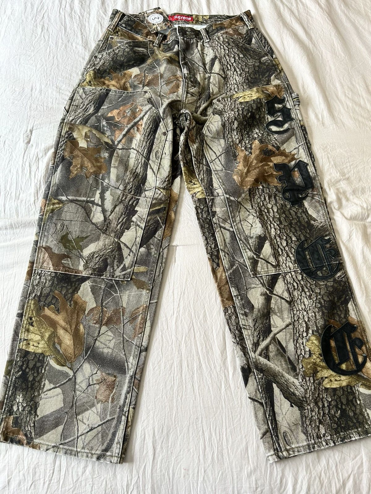 Supreme Supreme Nas & DMX Collage Double Knee Denim Print Pant