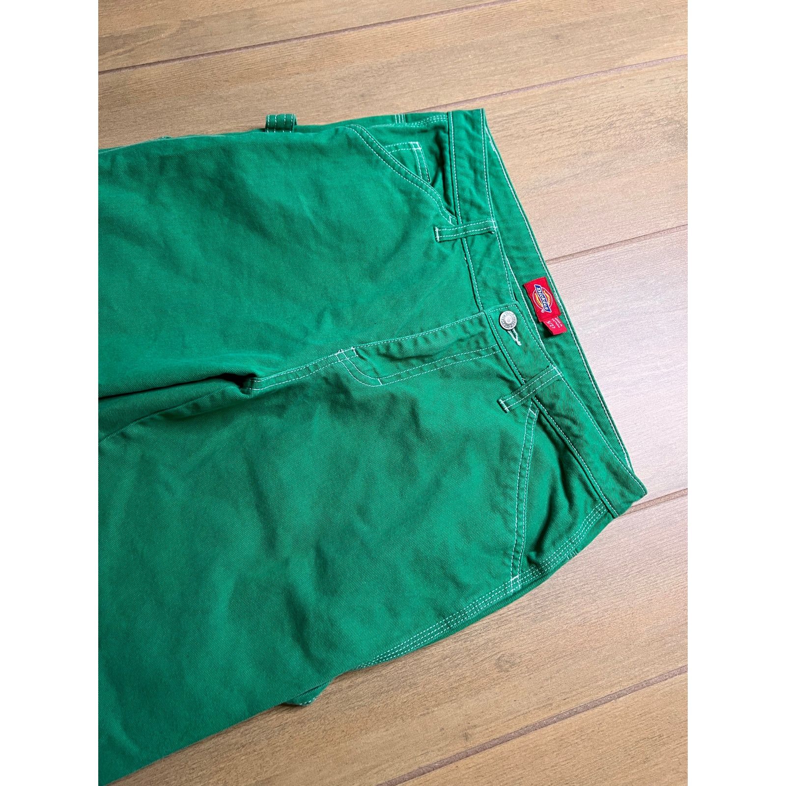 Dickies Y2K Dickies Women Sz 5/27 Duck carpenter pants in Green Y2K Size 27" / US 4 / IT 40 - 9 Thumbnail
