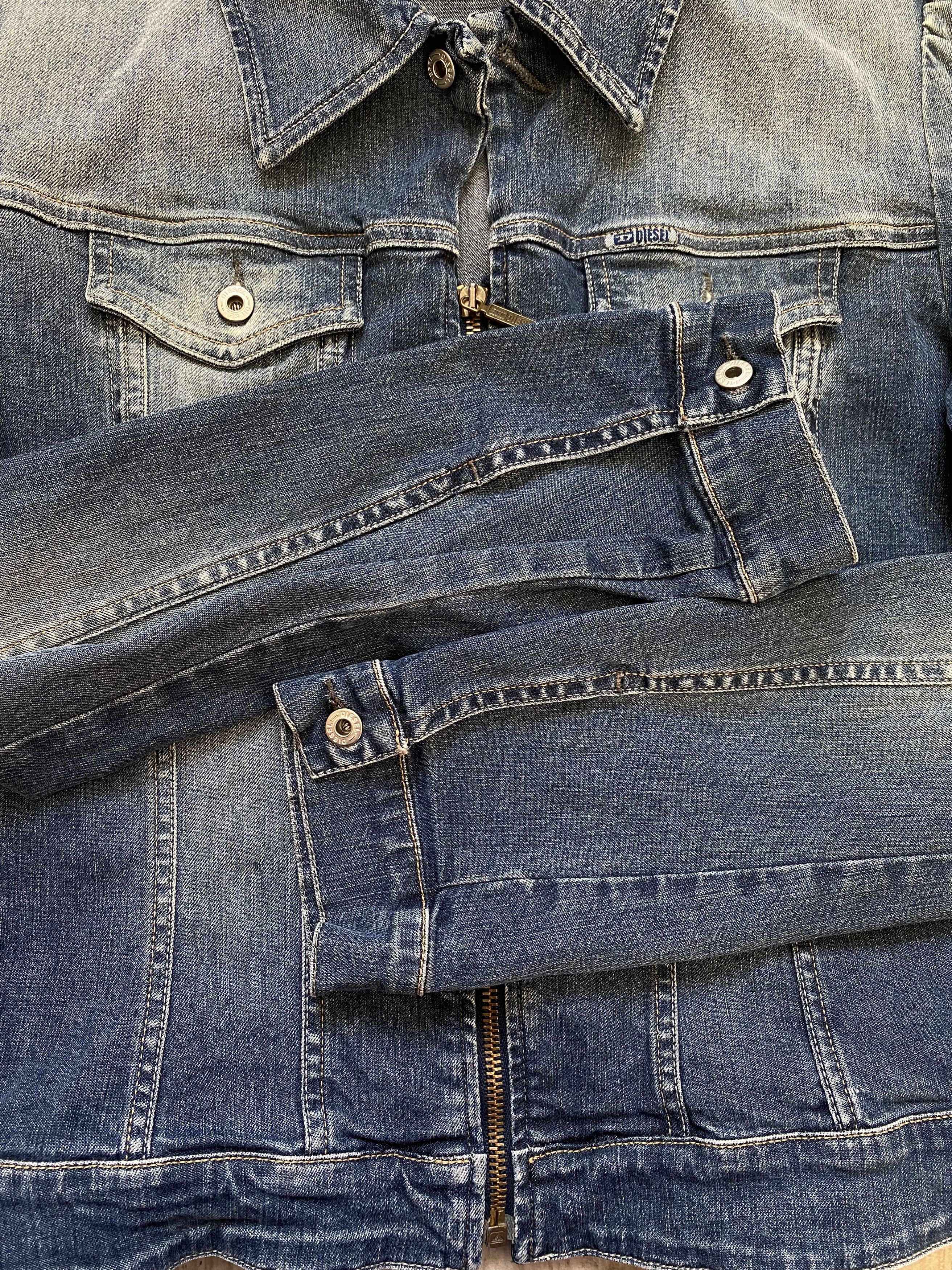Diesel × Vintage Vintage Diesel Denim Jacket – Women’s S-M Size M / US 6-8 / IT 42-44 - 5 Thumbnail