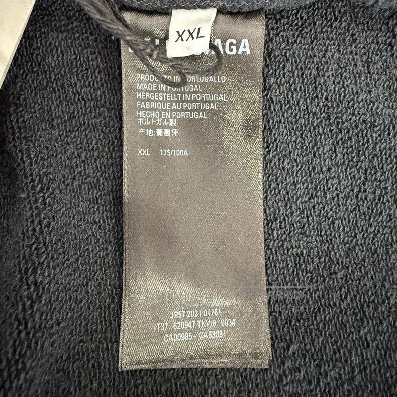 Balenciaga Balenciaga Coke Wave Letter Pattern Embroidery Hoodie Size US XXL / EU 58 / 5 - 3 Thumbnail