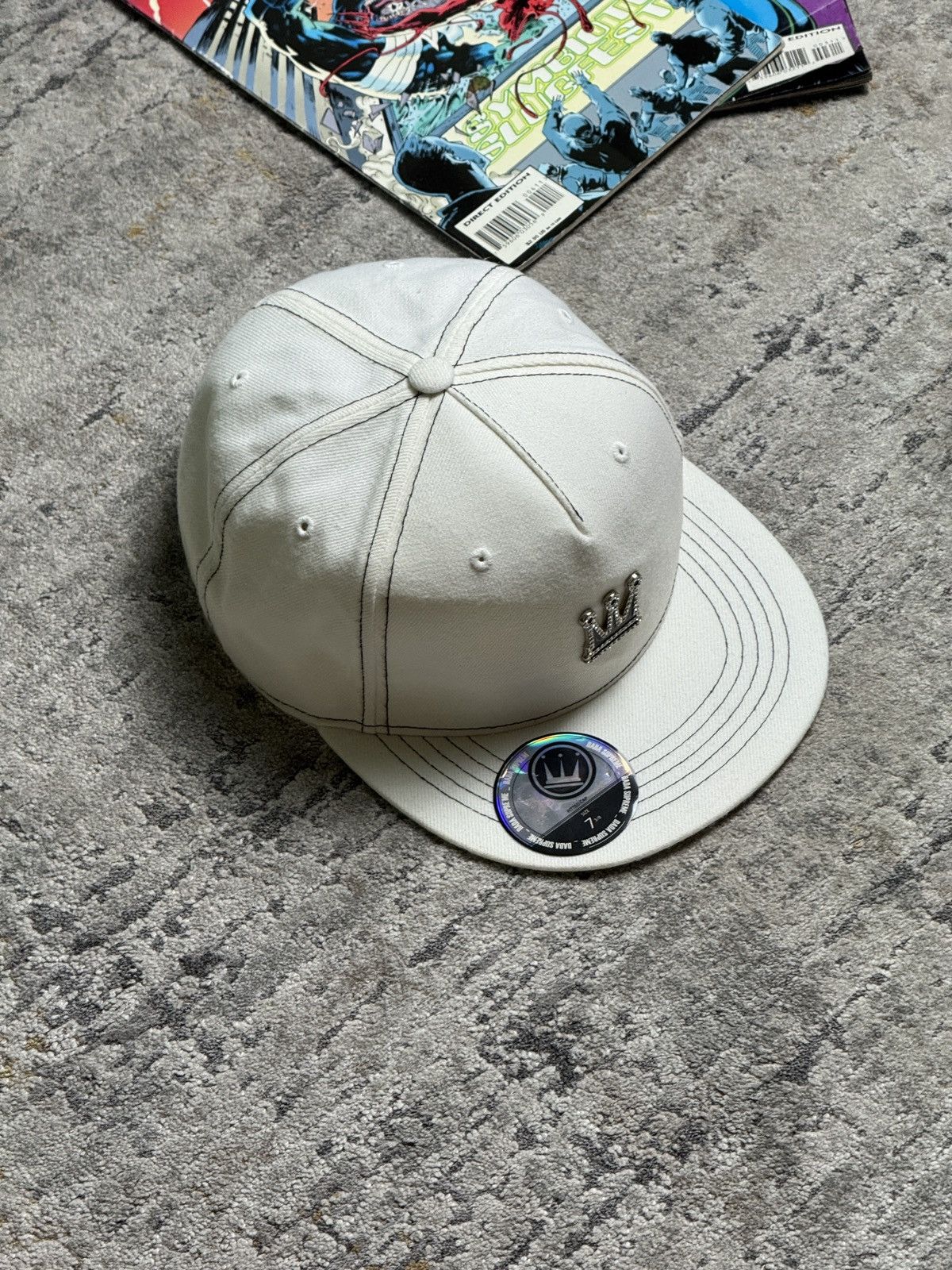 Other Vintage Dada Wool White Rap Cap Size ONE SIZE - 2 Thumbnail