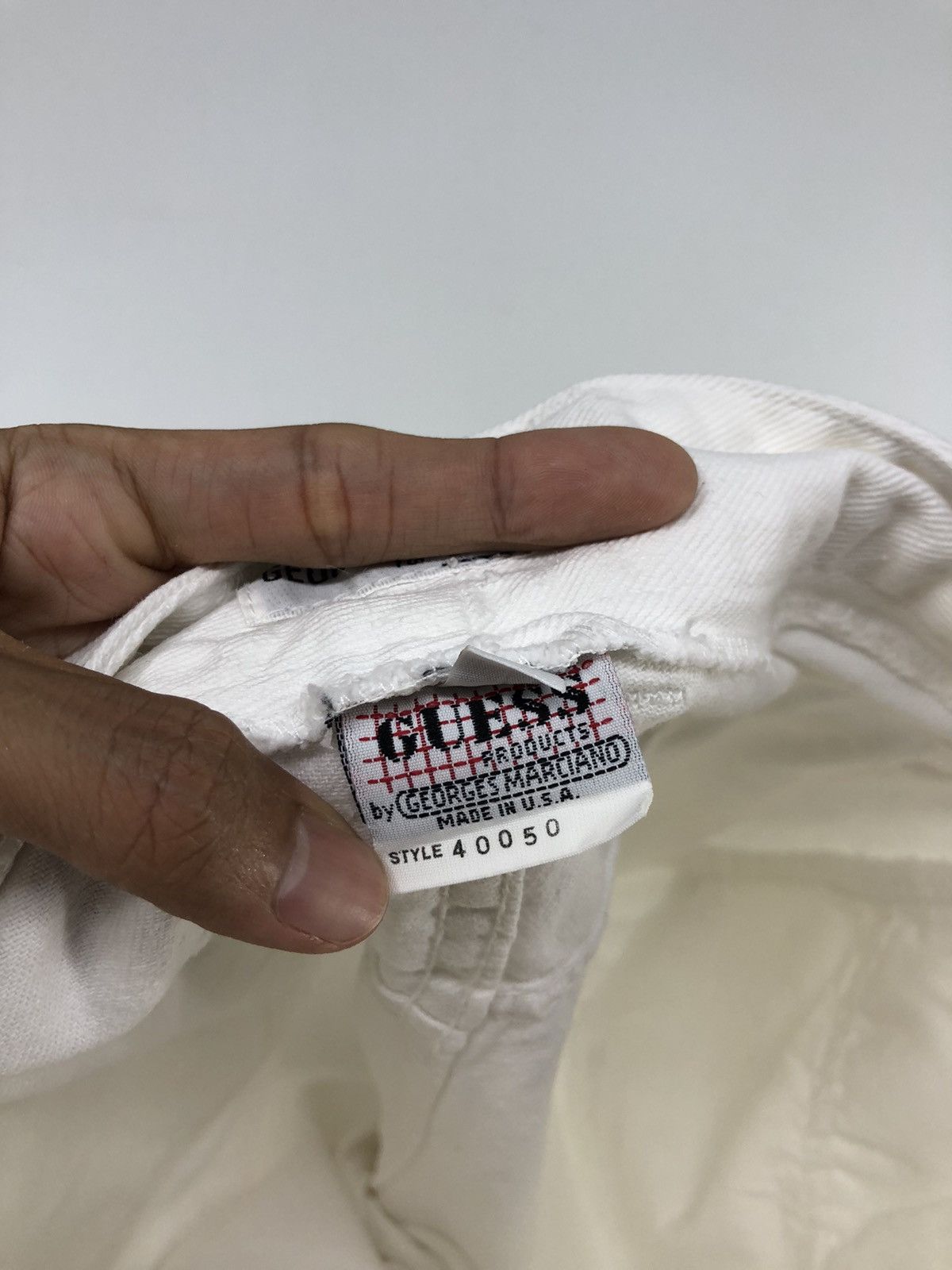 Guess Vintage Guess Georges Marciano White Jeans Size 25" / US 0 / IT 36 - 19 Thumbnail