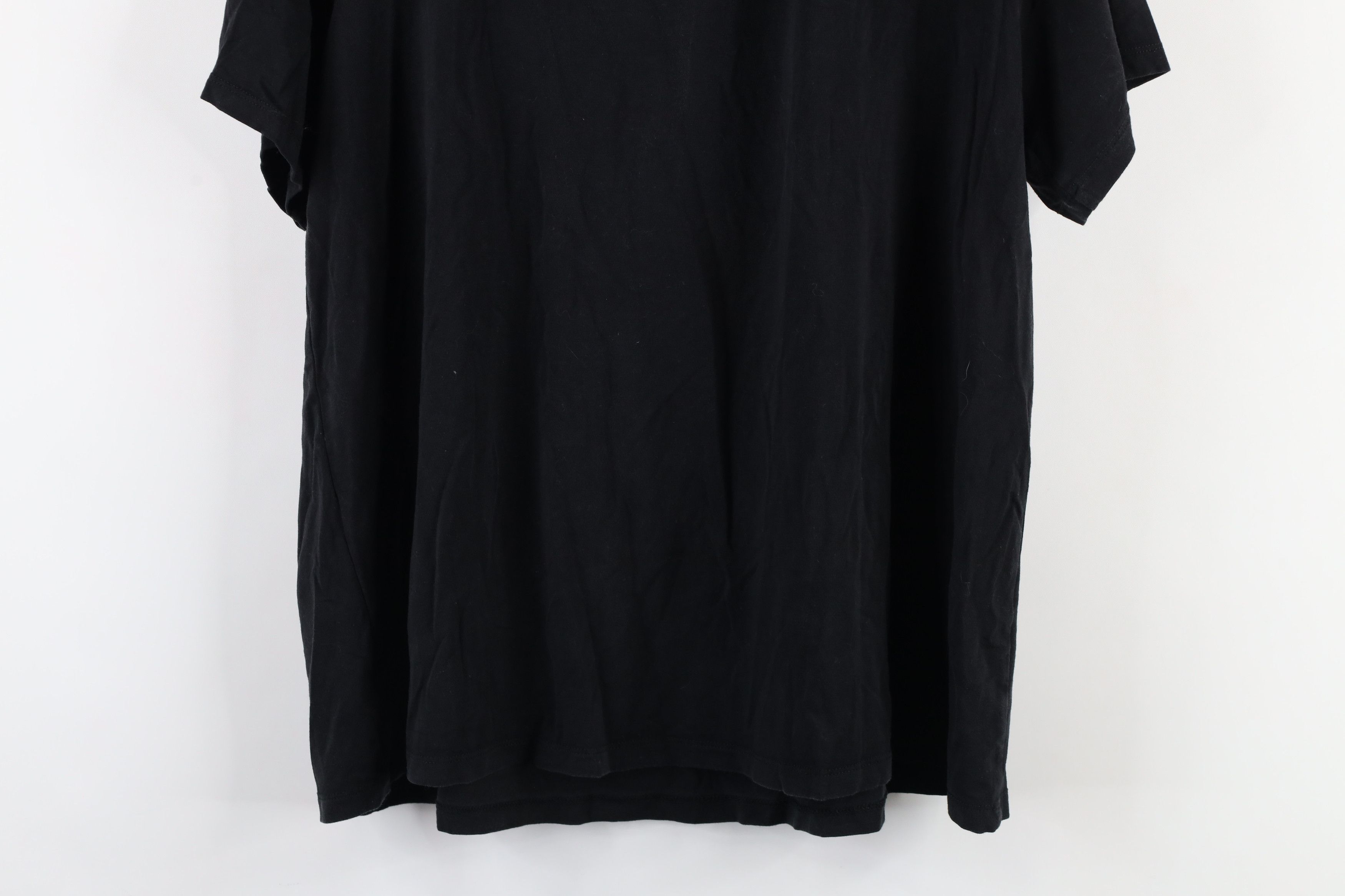 Eileen Fisher × Vintage Eileen Fisher Blank Stretch Knit Short Sleeve T-Shirt Black Size L / US 10 / IT 46 - 9 Thumbnail