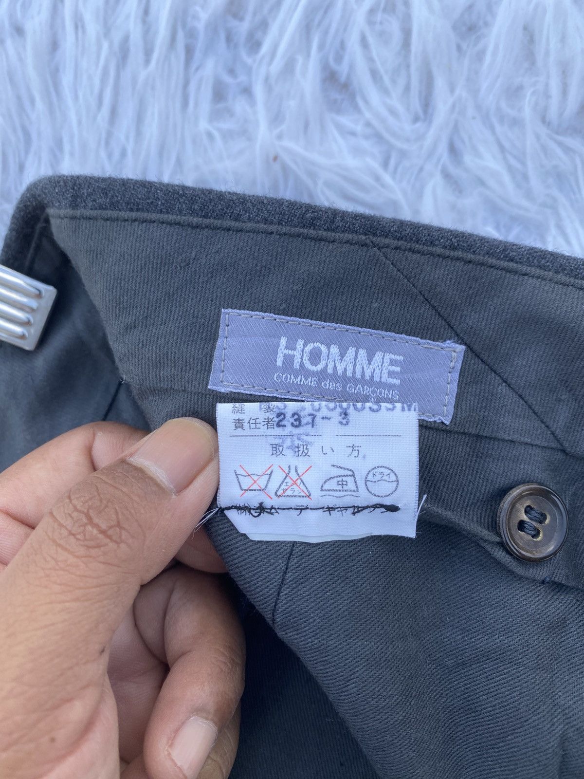 Comme des Garcons Rare Vintage Comme Des Garcons Homme Wool Pants Size US 28 / EU 44 - 16 Thumbnail