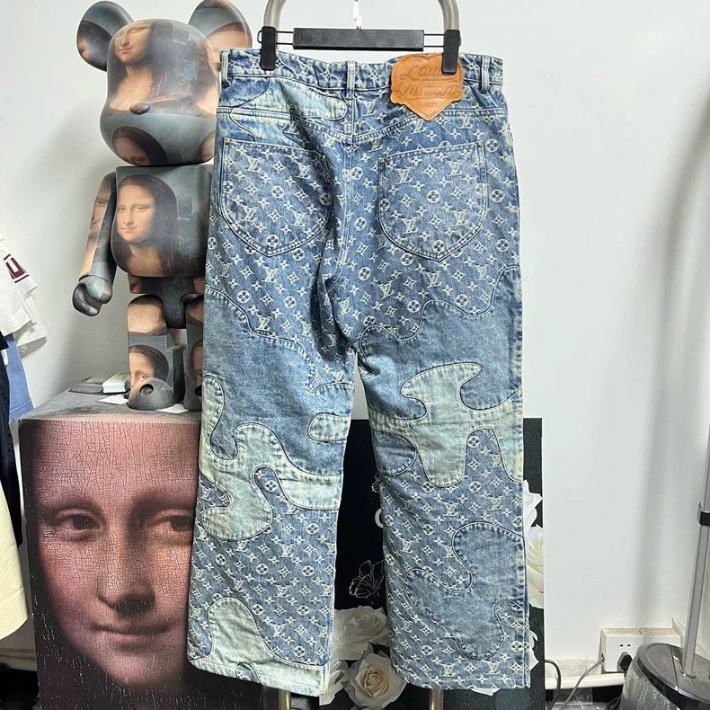 Louis Vuitton All-over Printed Jeans N2017 2506-Nextarrow Size US 32 / EU 48 - 2 Thumbnail