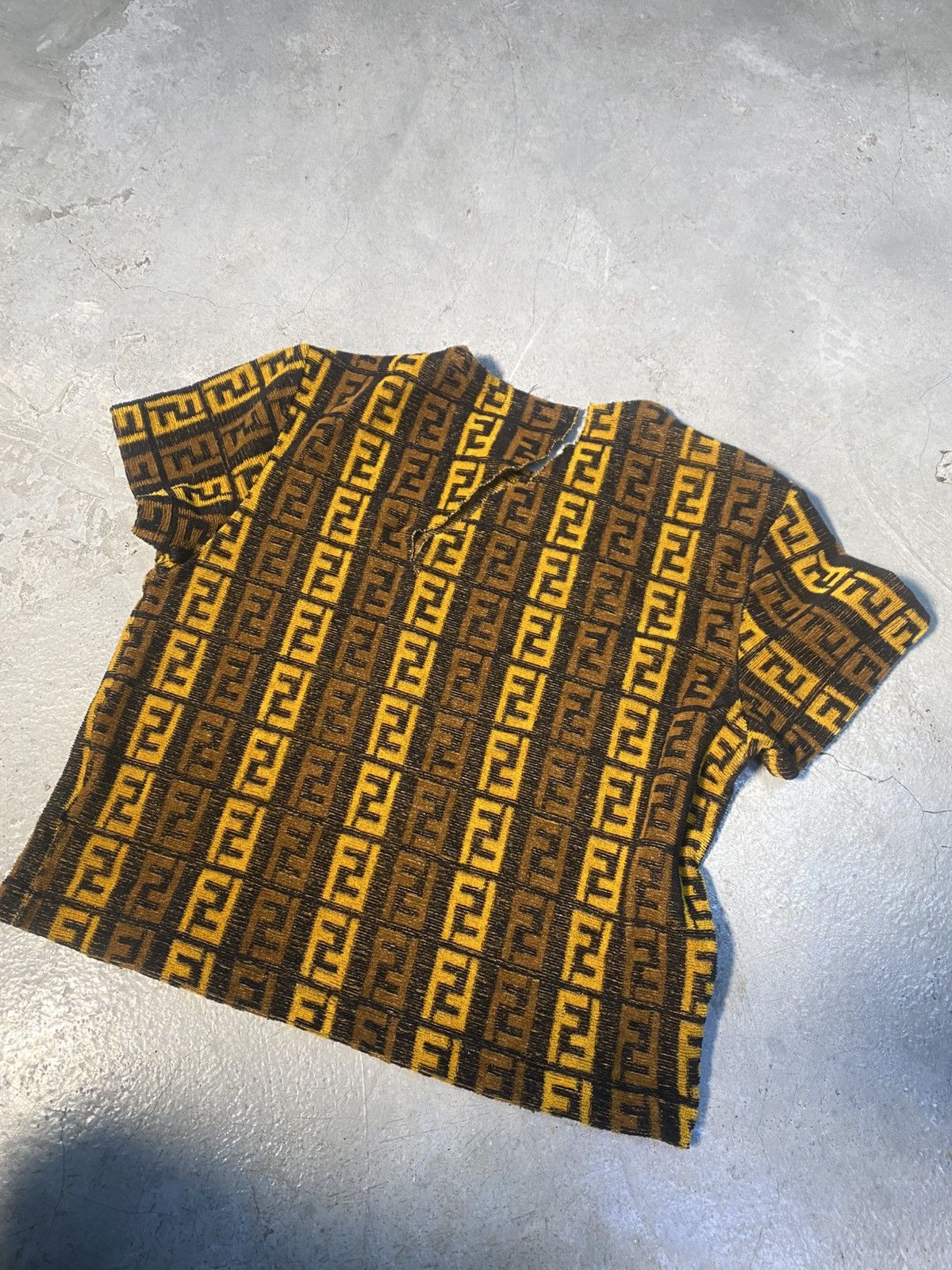 Fendi Rare Fendi Zucca Monogram FF Distressed Cut Size M / US 6-8 / IT 42-44 - 3 Thumbnail