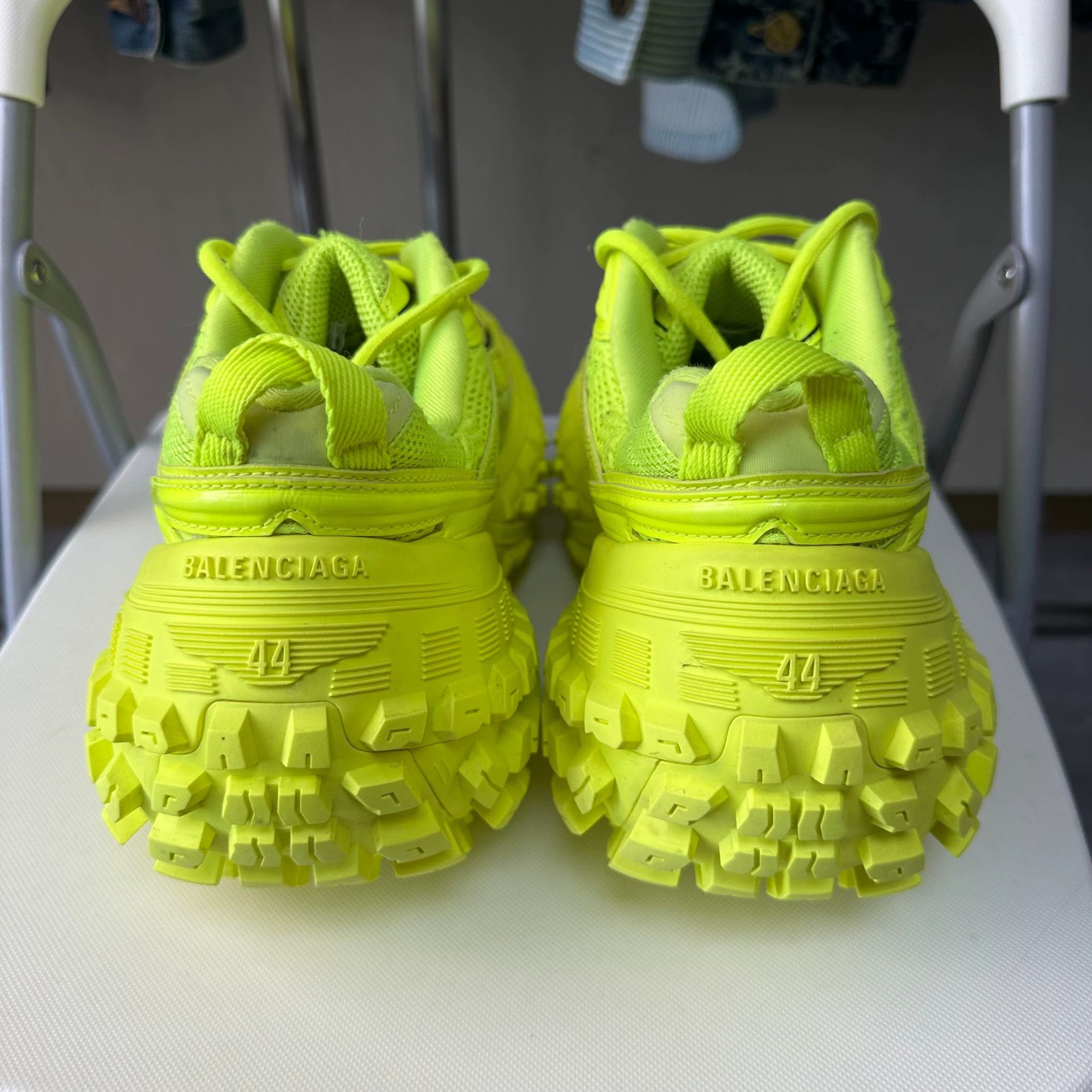 Balenciaga Balenciaga Defender BOUNCER Men's Neon Green Sneaker 44 Size US 11 / EU 44 - 3 Thumbnail