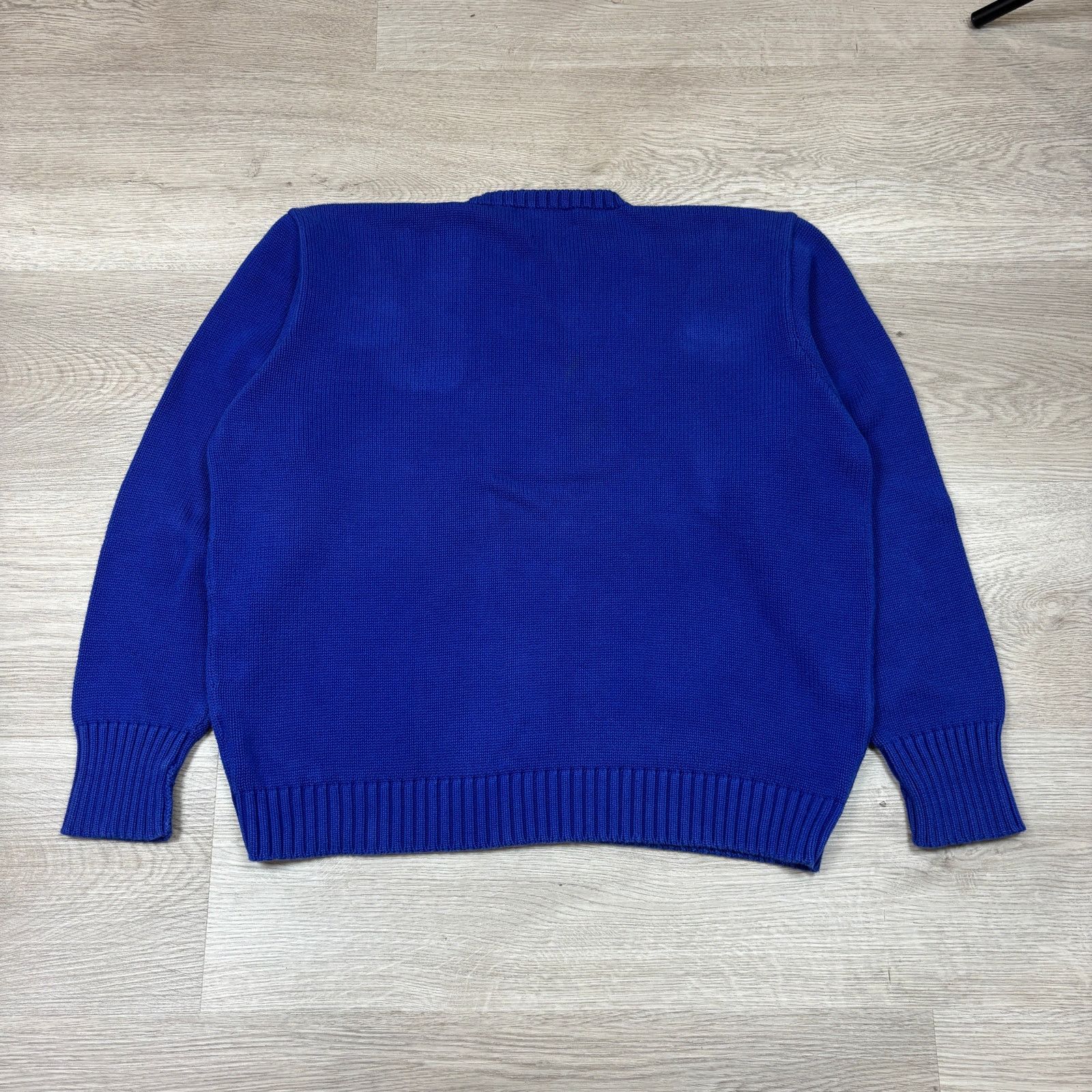 Polo Ralph Lauren × Vintage VTG Polo Ralph Lauren Cotton Knit Crew Neck Sweater Men's XL Size US XL / EU 56 / 4 - 3 Thumbnail
