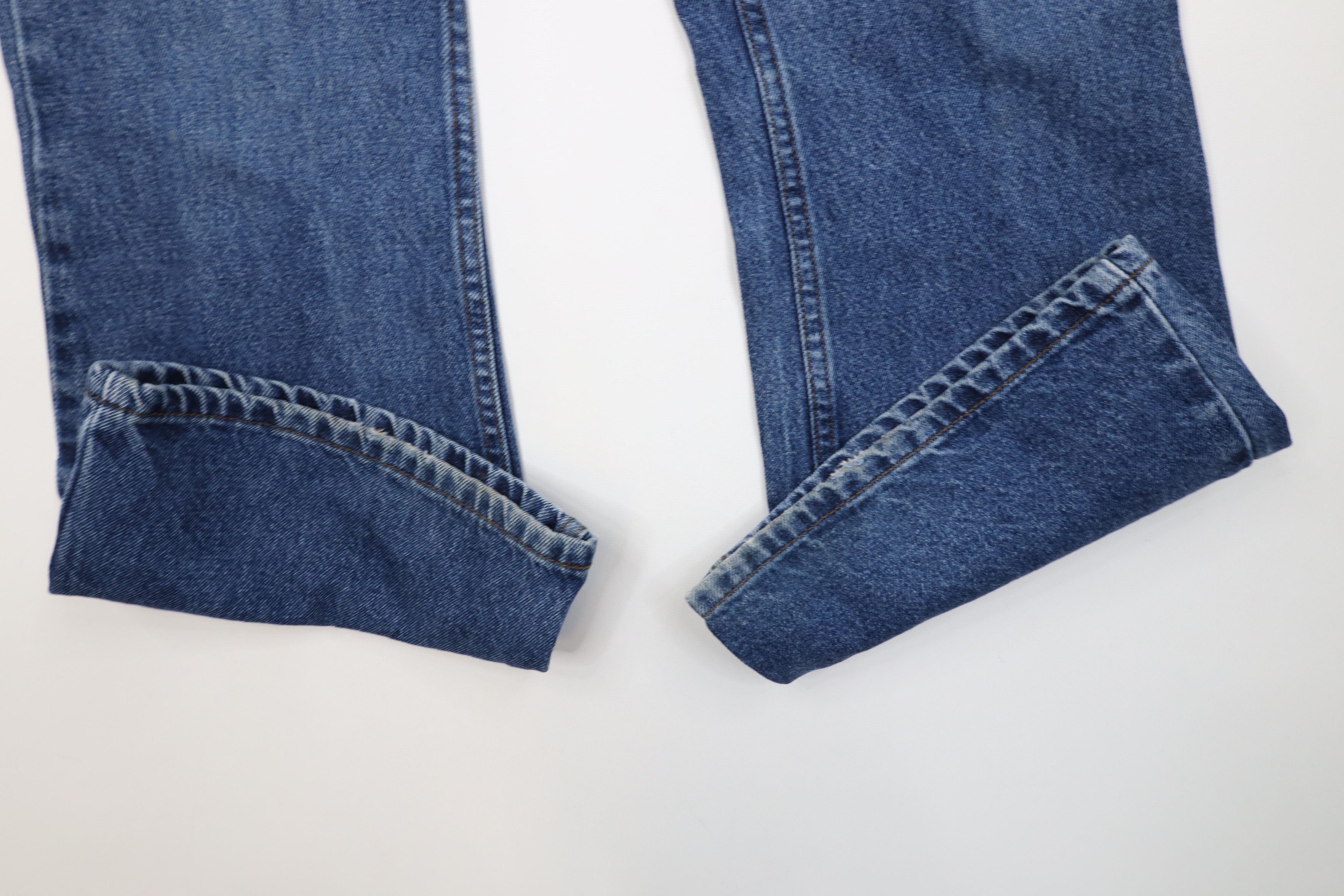 Vintage Vintage 90s Y2K Mudd Flared Wide Leg Denim Jeans Blue Size 34" / US 12 / IT 48 - 5 Thumbnail