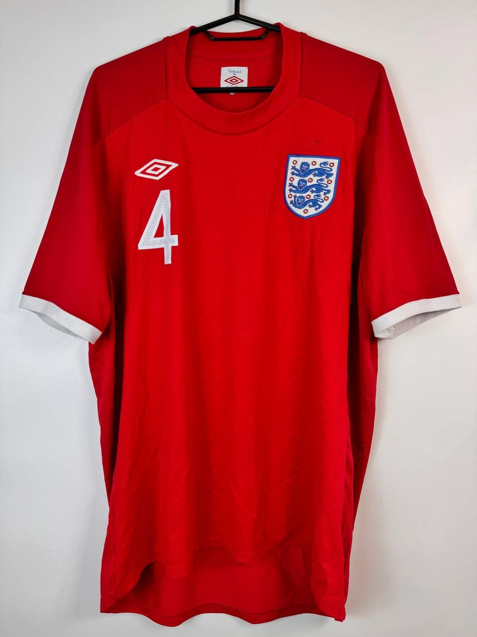 Umbro × Vintage ENGLAND 10/11 AWAY FOOTBALL SHIRT JERSEY UMBRO GERRARD #4 Size US XL / EU 56 / 4 - 1 Thumbnail