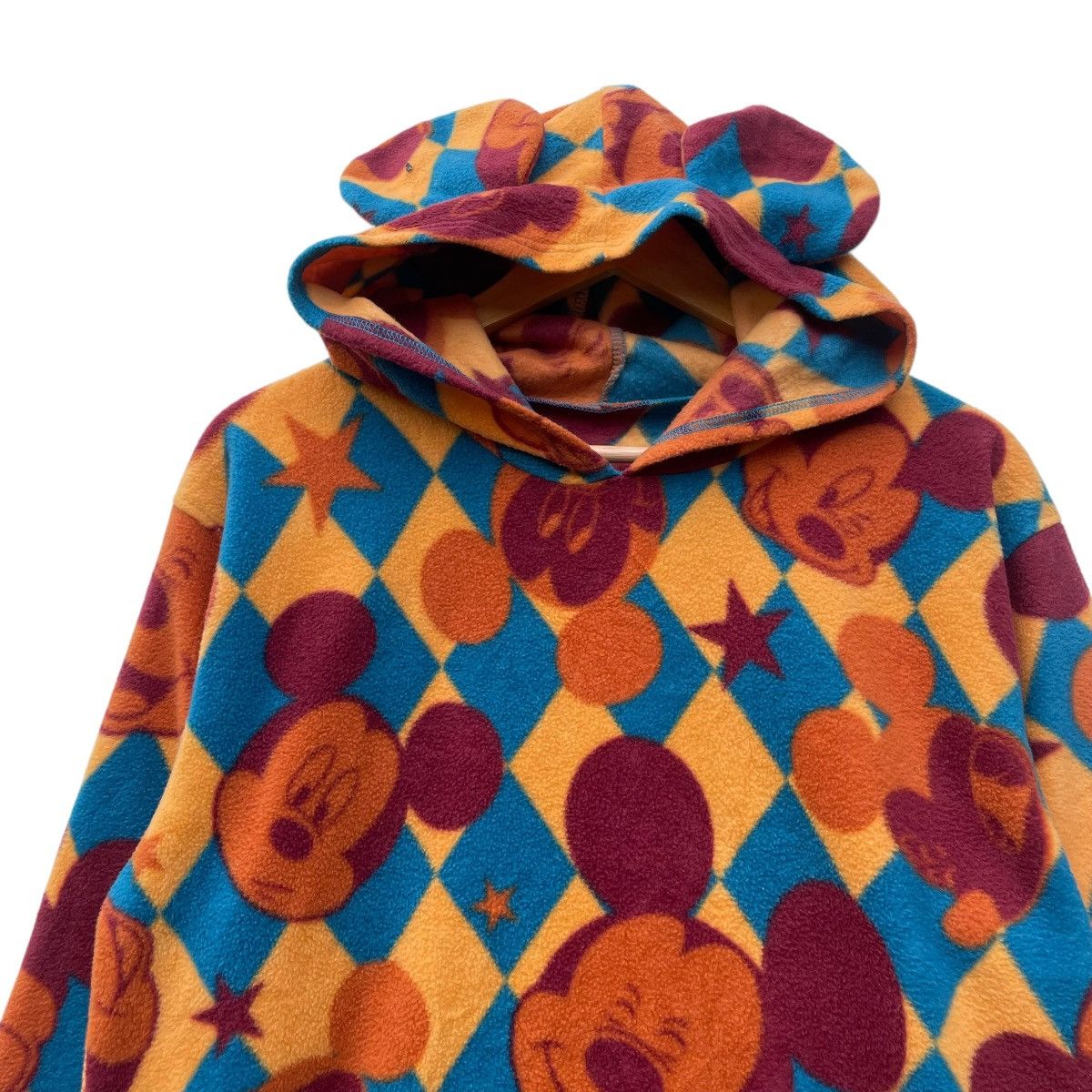 Cartoon Network 💥Mickey Mouse Full Print Hooded Pull Over Jacket Size US M / EU 48-50 / 2 - 3 Thumbnail