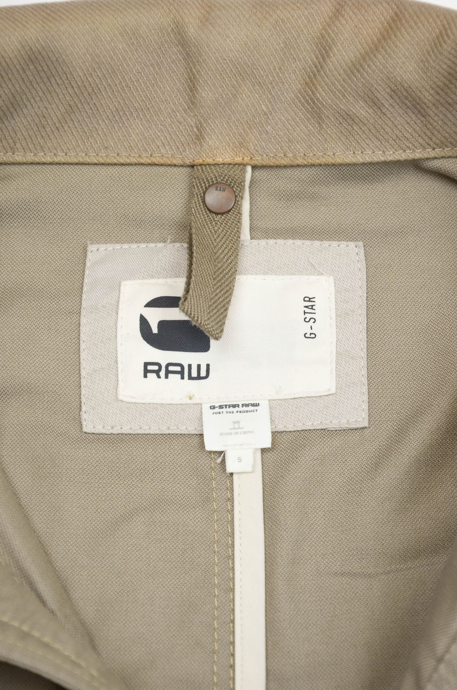 G-Star G-Star RAW Garber Gunner Beige Trench - Size S Size US S / EU 44-46 / 1 - 8 Thumbnail