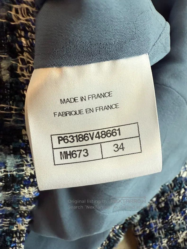 Chanel Chanel 20p blue jacket Size XXS / US 00 / IT 34 - 5 Thumbnail