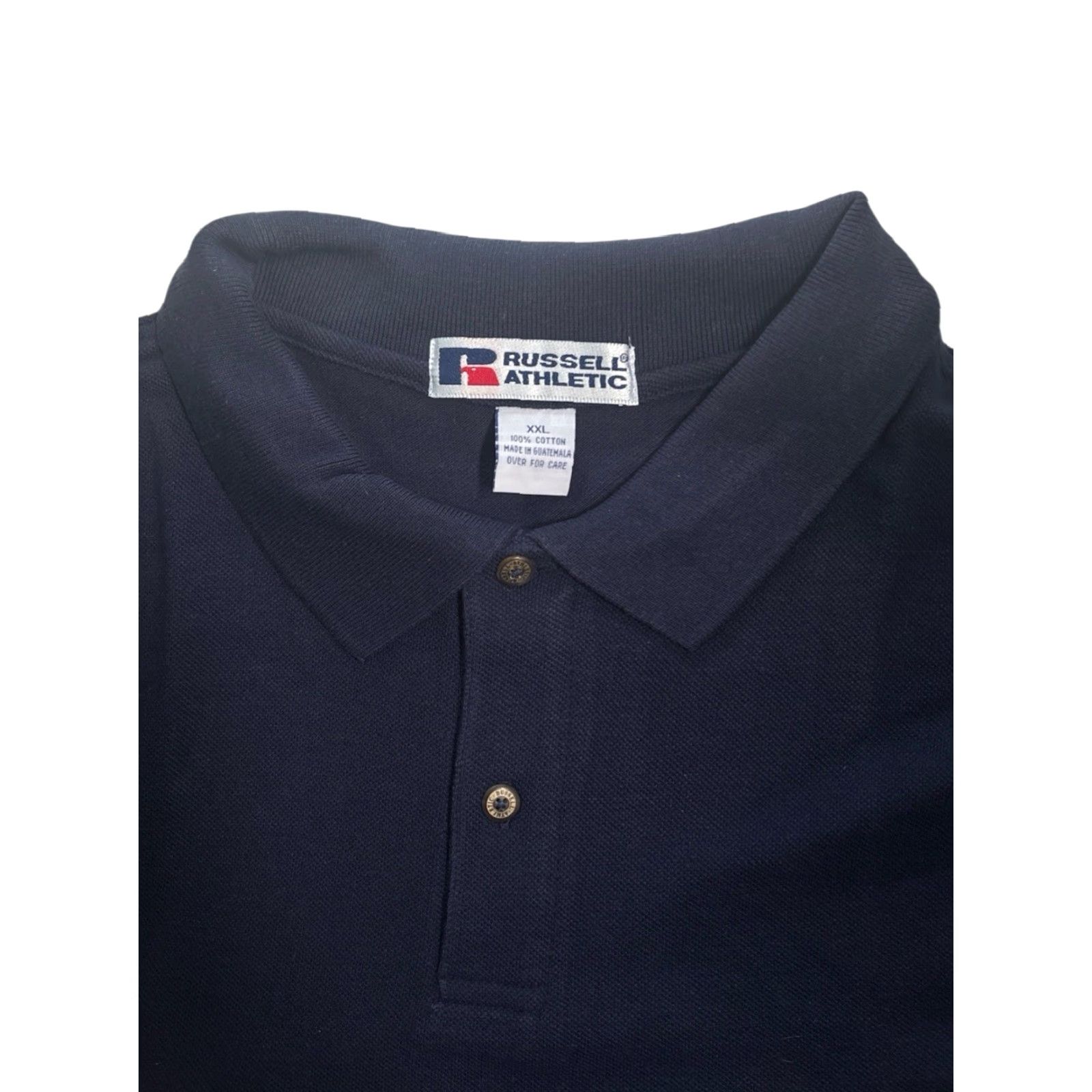 Russell Athletic VINTAGE Russell Athletic Polo Shirt Mens 2XL Blue 90s Deadstock NWT Shirt Size US XXL / EU 58 / 5 - 4 Thumbnail