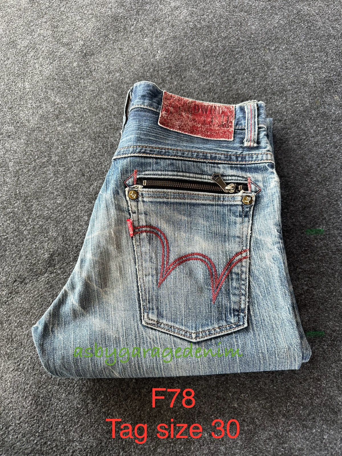 Edwin × If Six Was Nine × Japanese Brand Edwin Blue Trip Vintage Red Trademark Denim Size 30 F78 Size US 30 / EU 46 - 19 Thumbnail