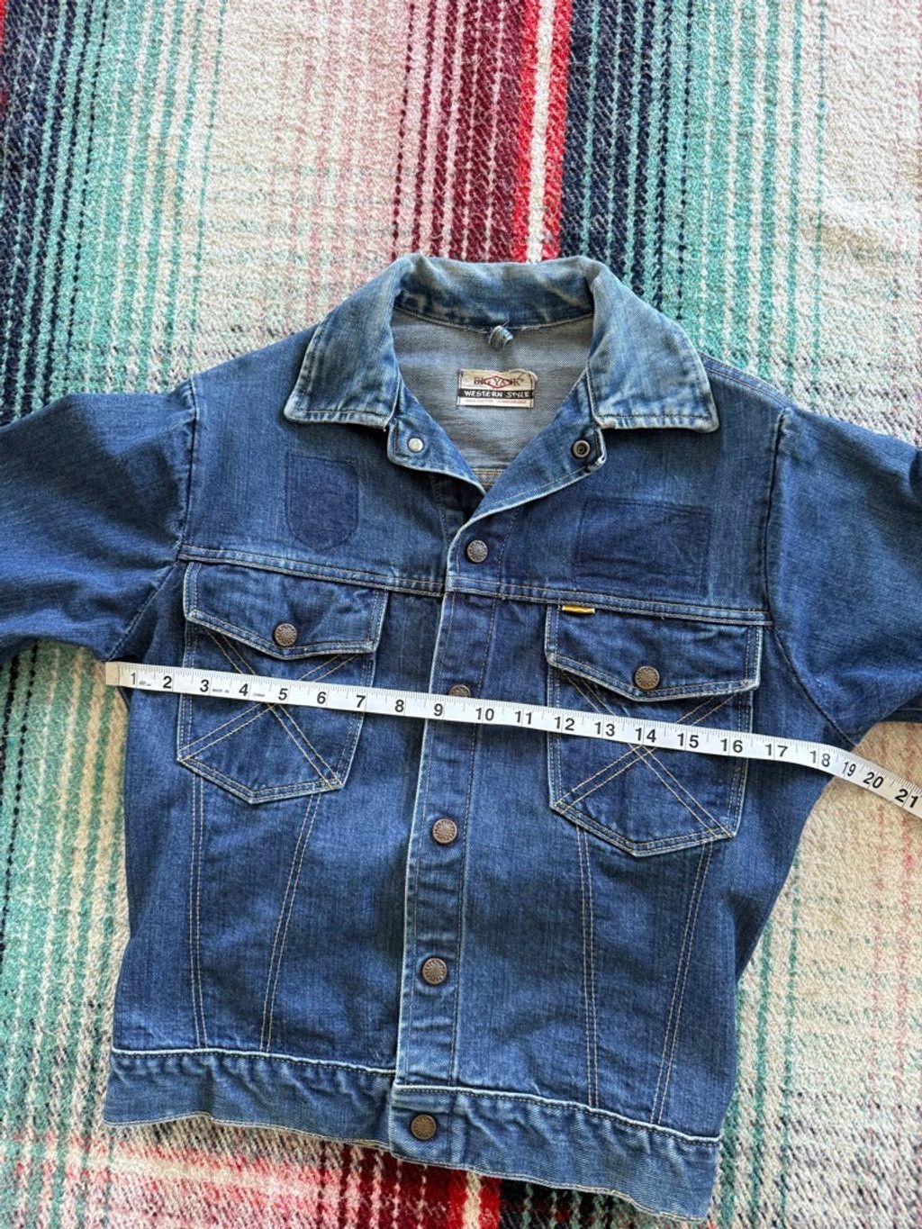 Vintage 60s Big Yank Selvedge Denim Trucker Jacket S Size US S / EU 44-46 / 1 - 7 Thumbnail