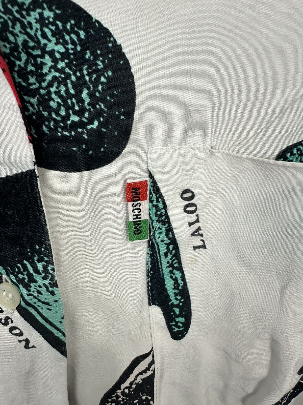 Moschino Vintage 90s Moschino Hats All Over Print Short Sleeve Shirt Size US M / EU 48-50 / 2 - 7 Thumbnail
