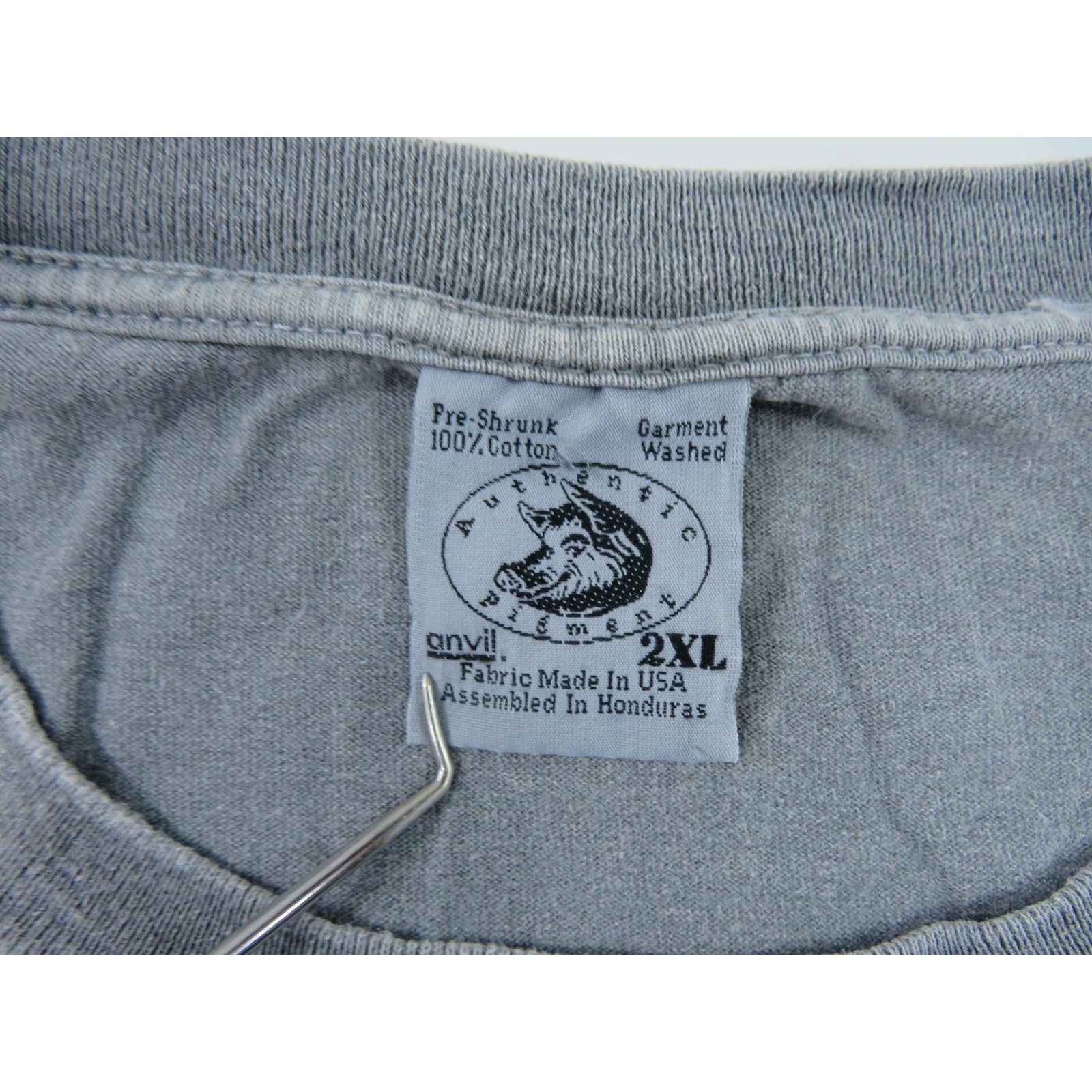 Anvil Fender Guitars Gray T-shirt Sz 2XL 1990s Size US XXL / EU 58 / 5 - 4 Thumbnail