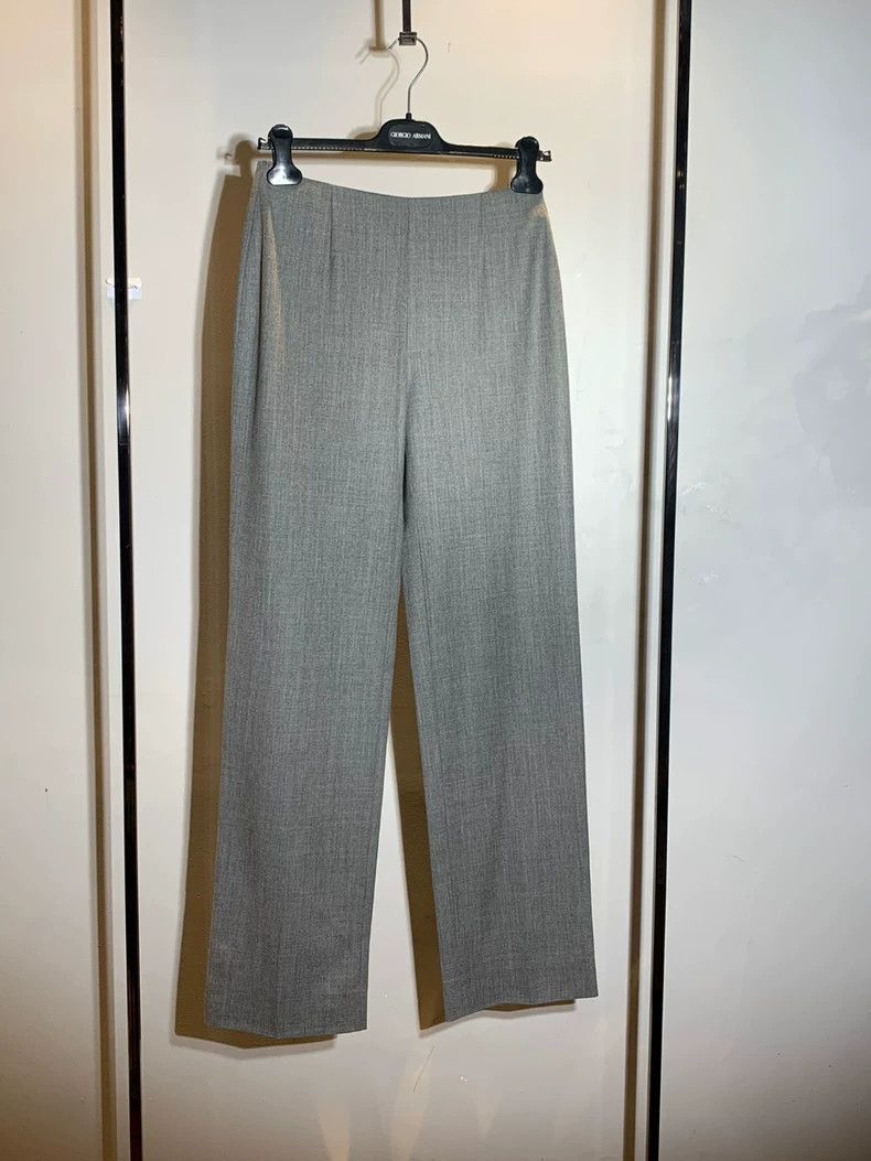 gray tailored trousers by loro piana - dmc-2508