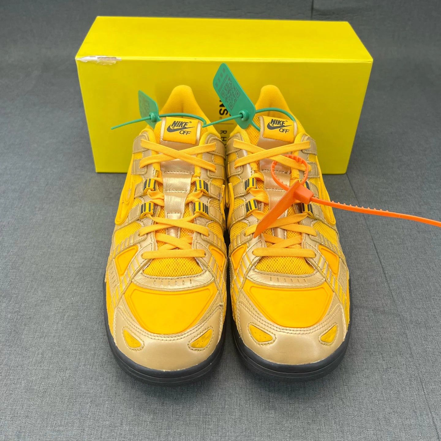 Nike Nike OW Dunk Low Black/Gold 99 New Size 45 Box Acc Size US 12 / EU 45 - 6 Thumbnail